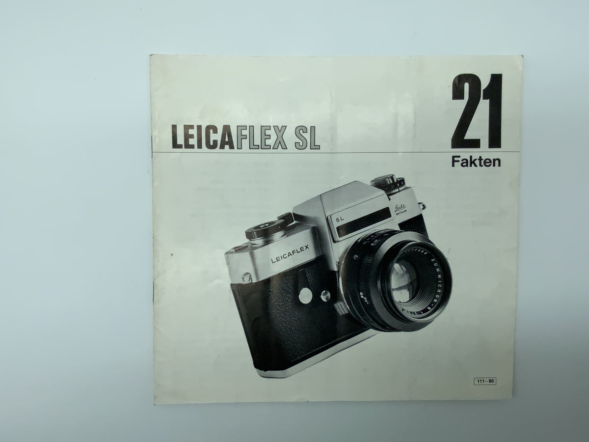 Catalogue Leitz Leica Flex SL 21 - Informations et caractéristiques (allemand)