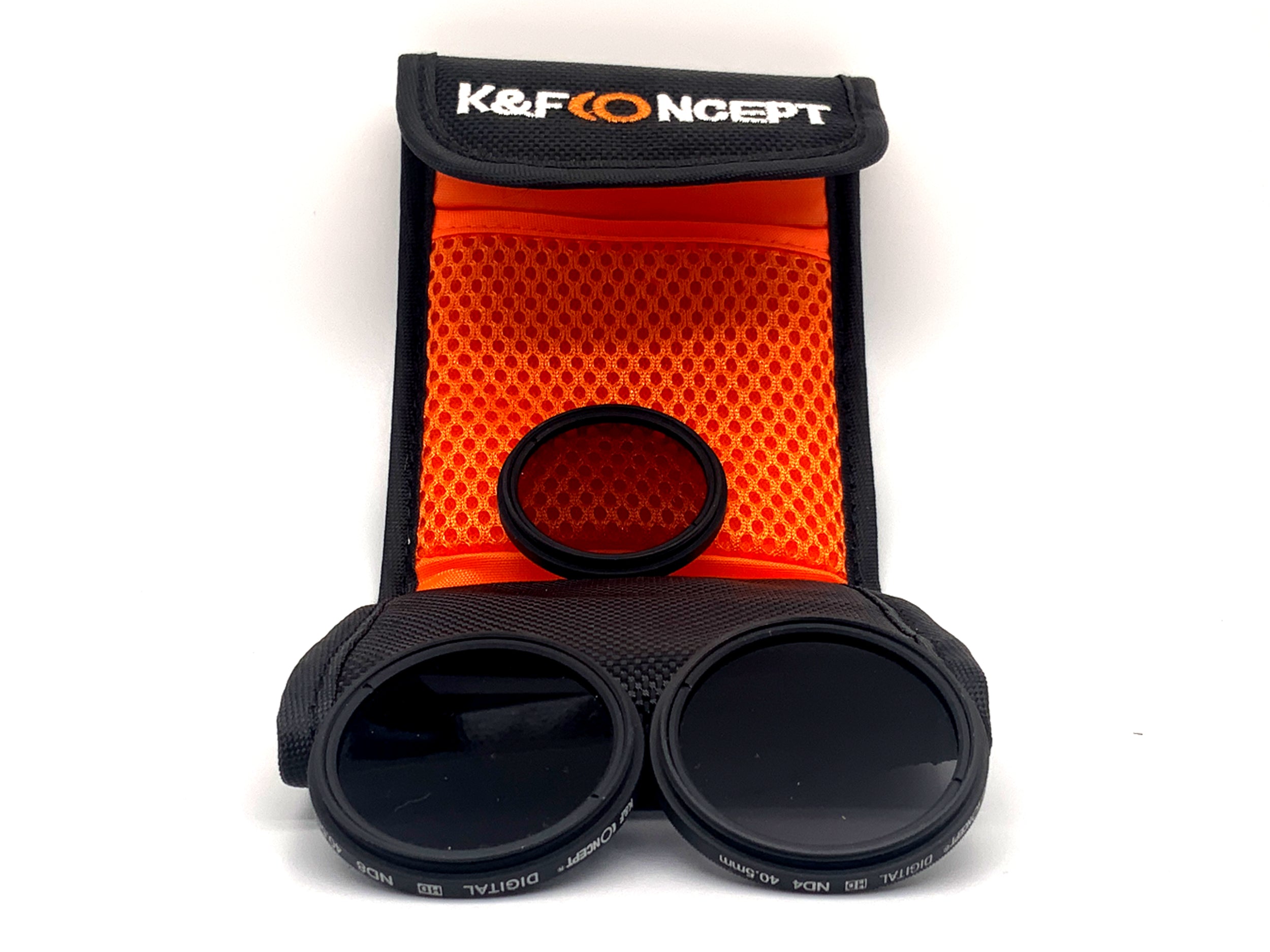 K&F Concept Graufilter 3er Set Digital HD ND2/4/8 + Case Filter 40,5mm