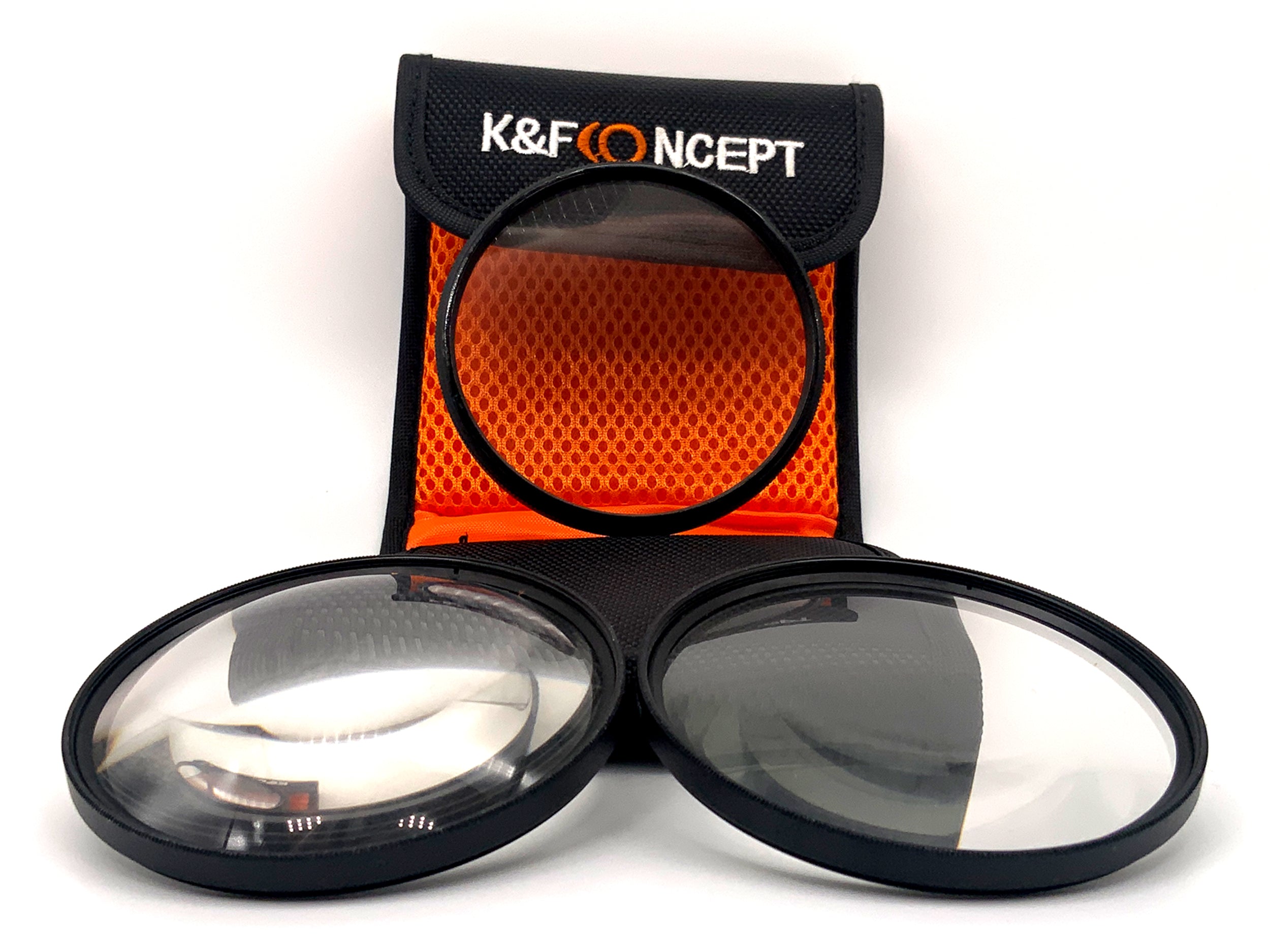 K&F Concept 3er Filterset Digital HD Close-Up+4/+10/Star-6 + Case Filter 77mm
