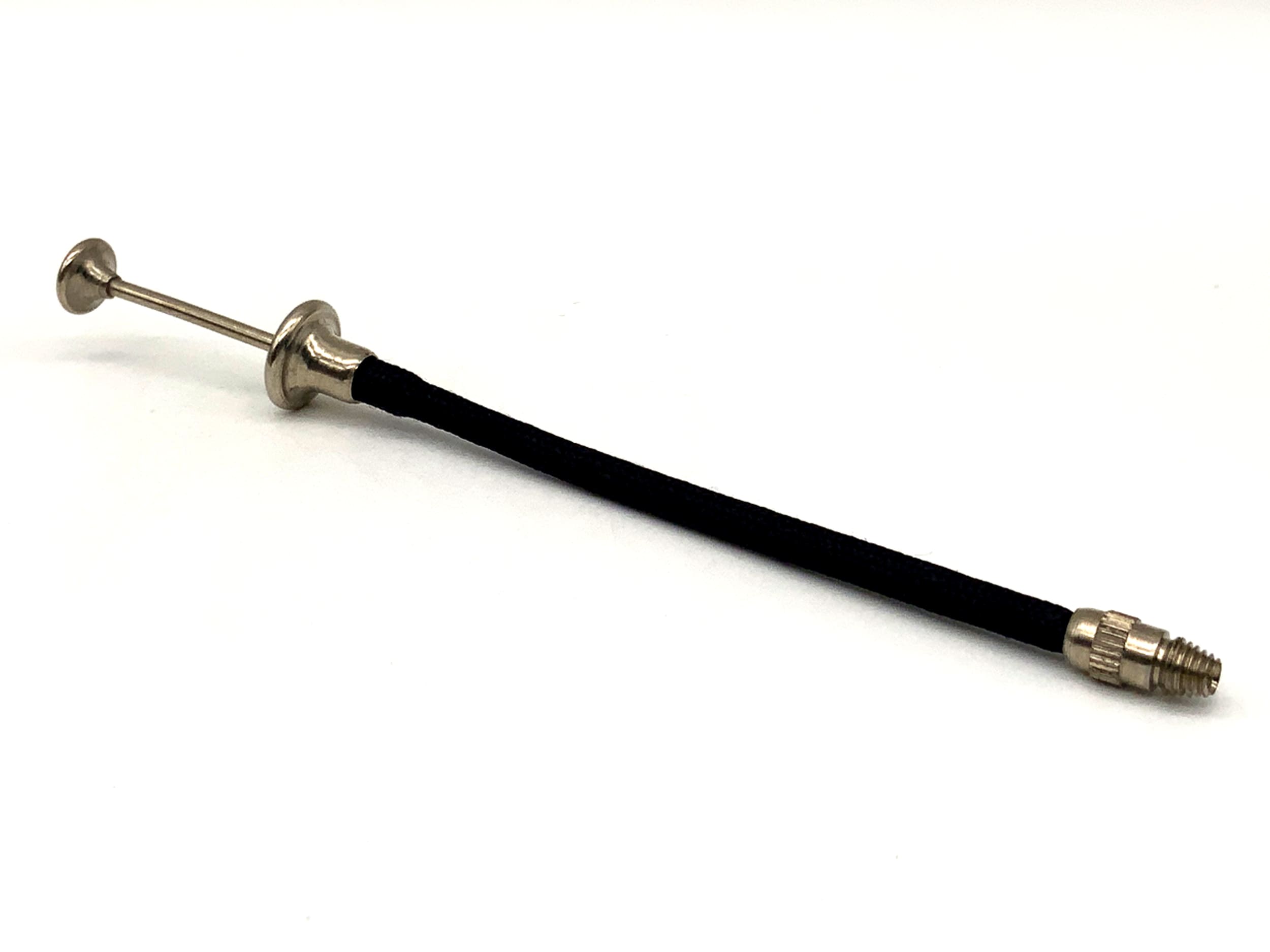 Black cable release, approx. 8cm, remote release, cable release