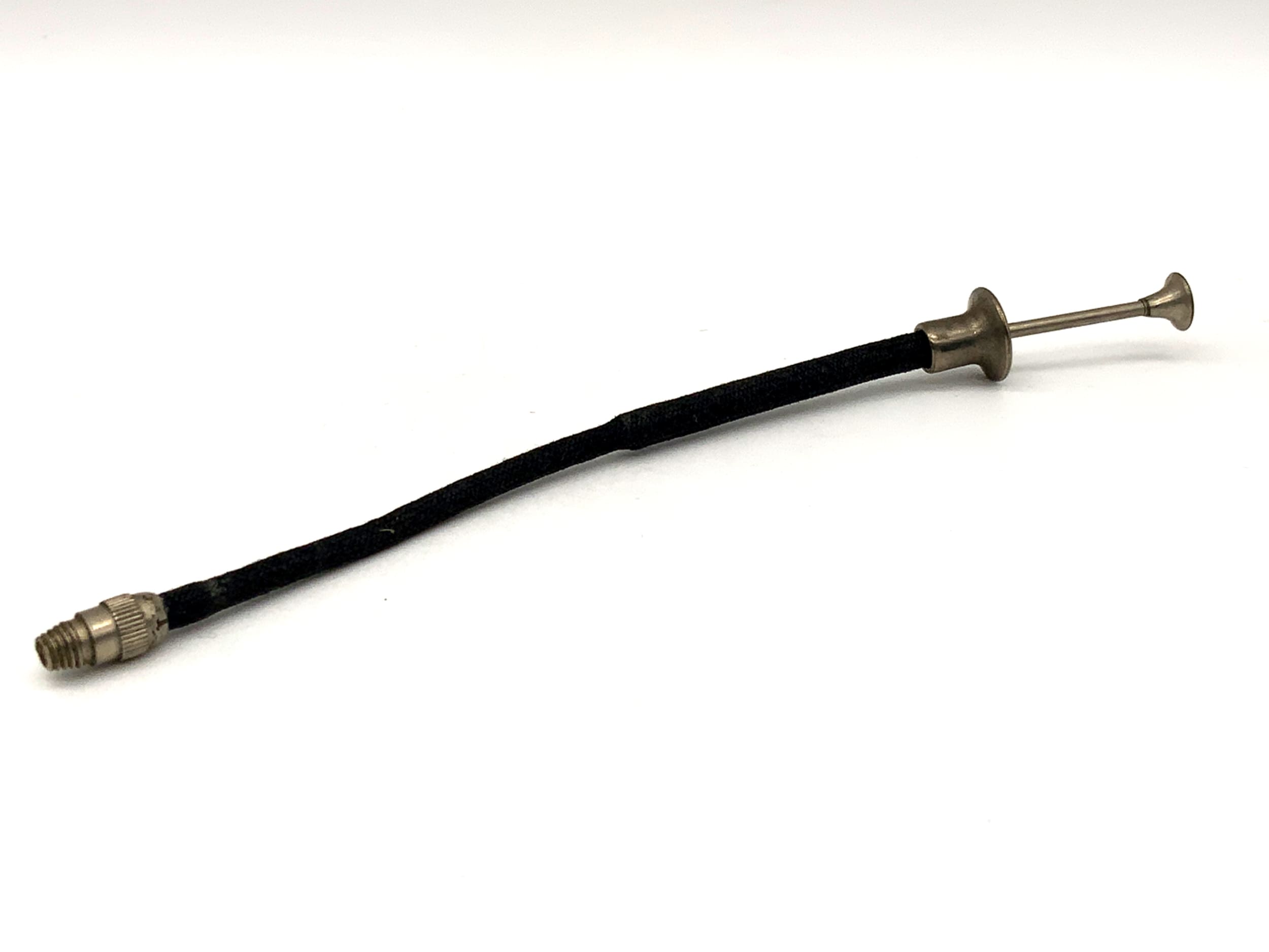 Black cable release, approx. 9cm, remote release, cable release