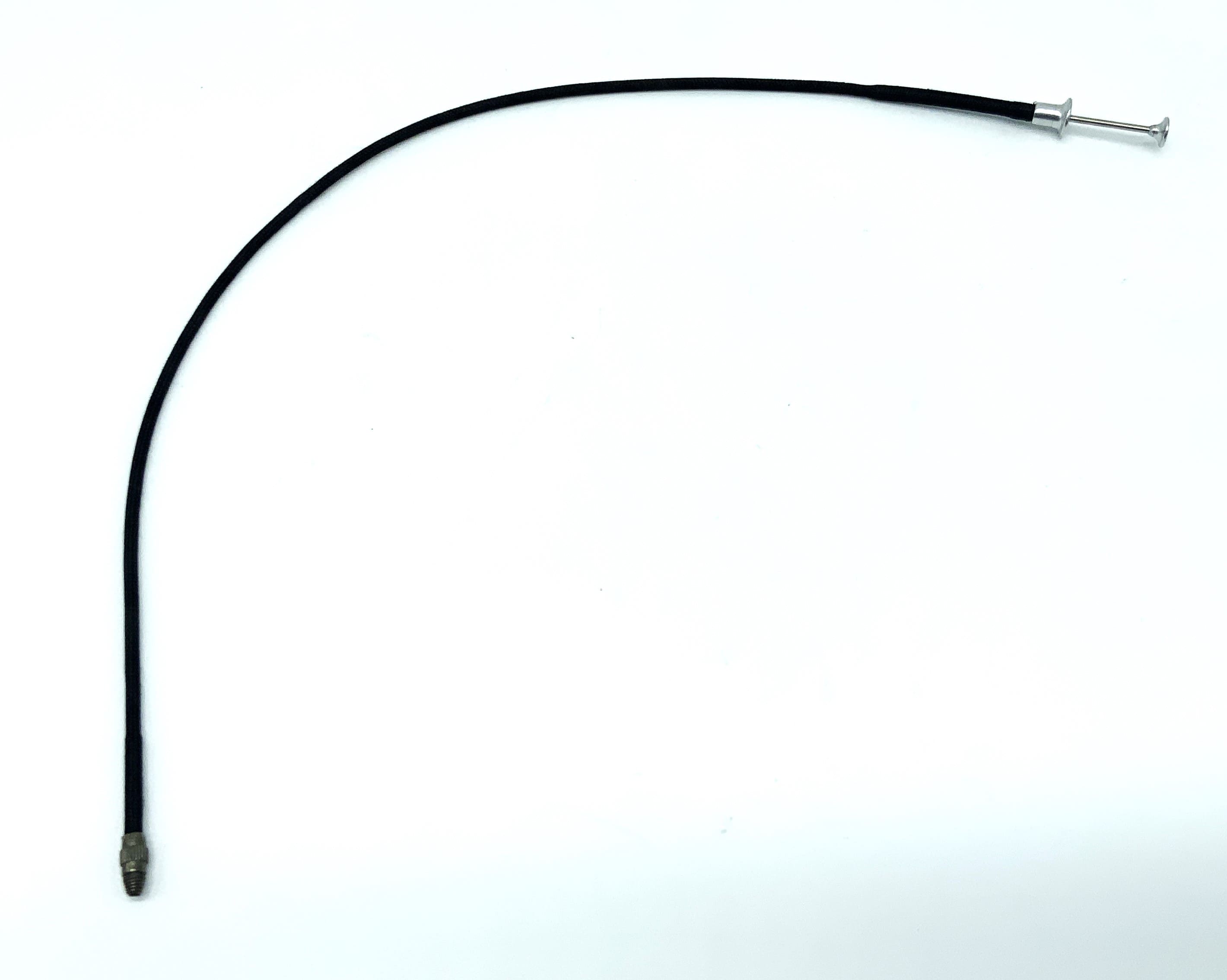 Black cable release, approx. 30cm, remote release, cable release