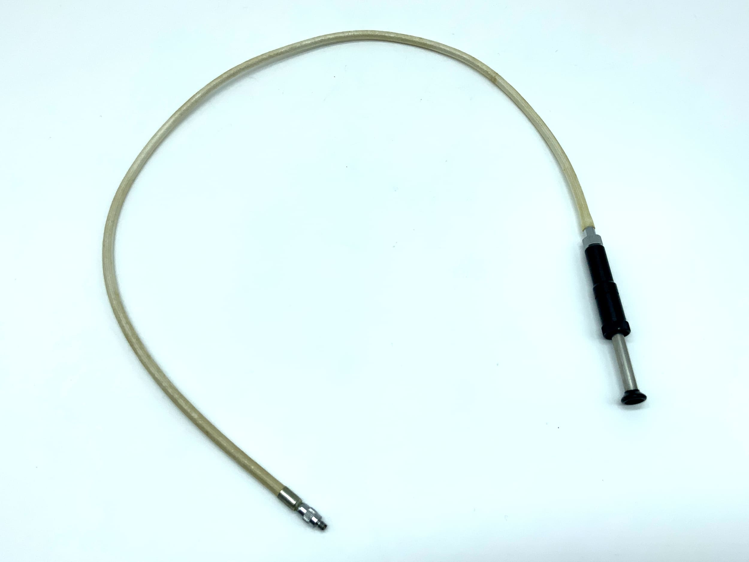 White cable release, approx. 50cm, remote release, cable release