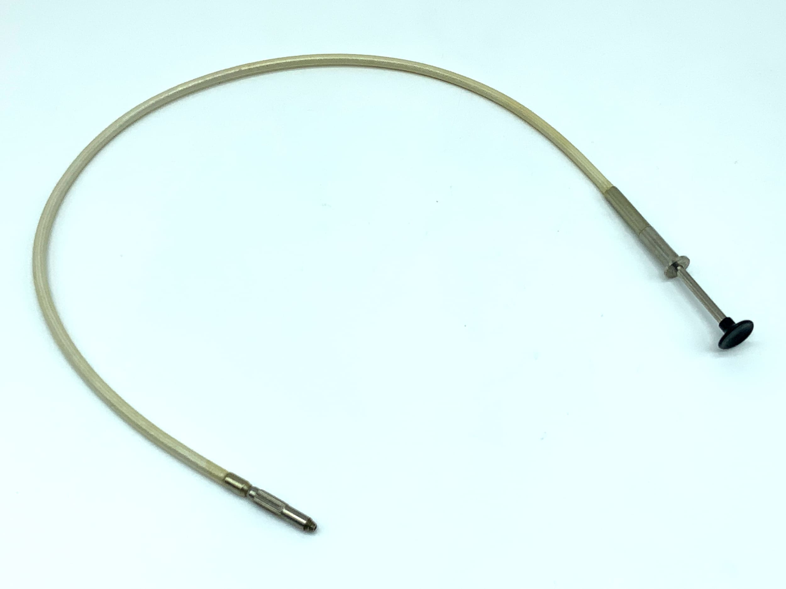 White cable release, approx. 50cm, remote release, cable release