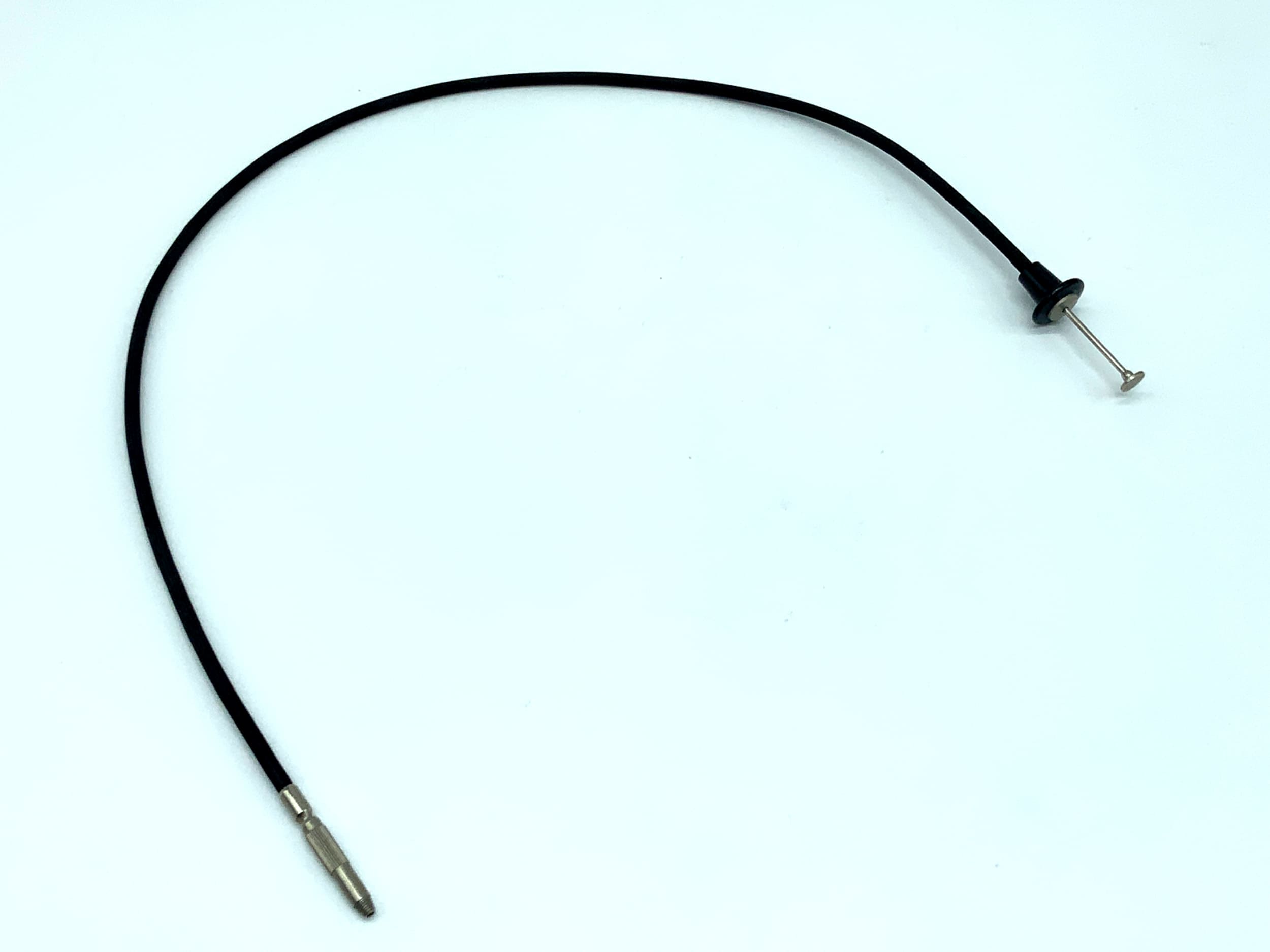 Black cable release, approx. 50cm, remote release, cable release