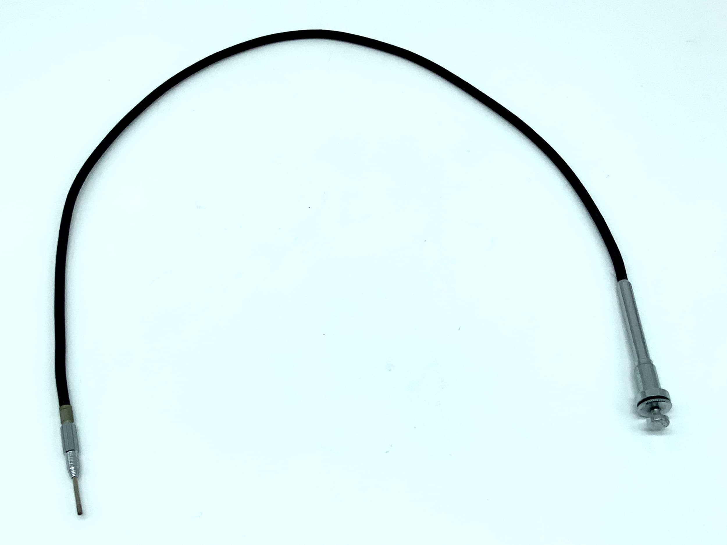 Déclencheur à distance noir, environ 50 cm, avec mécanisme de verrouillage.
