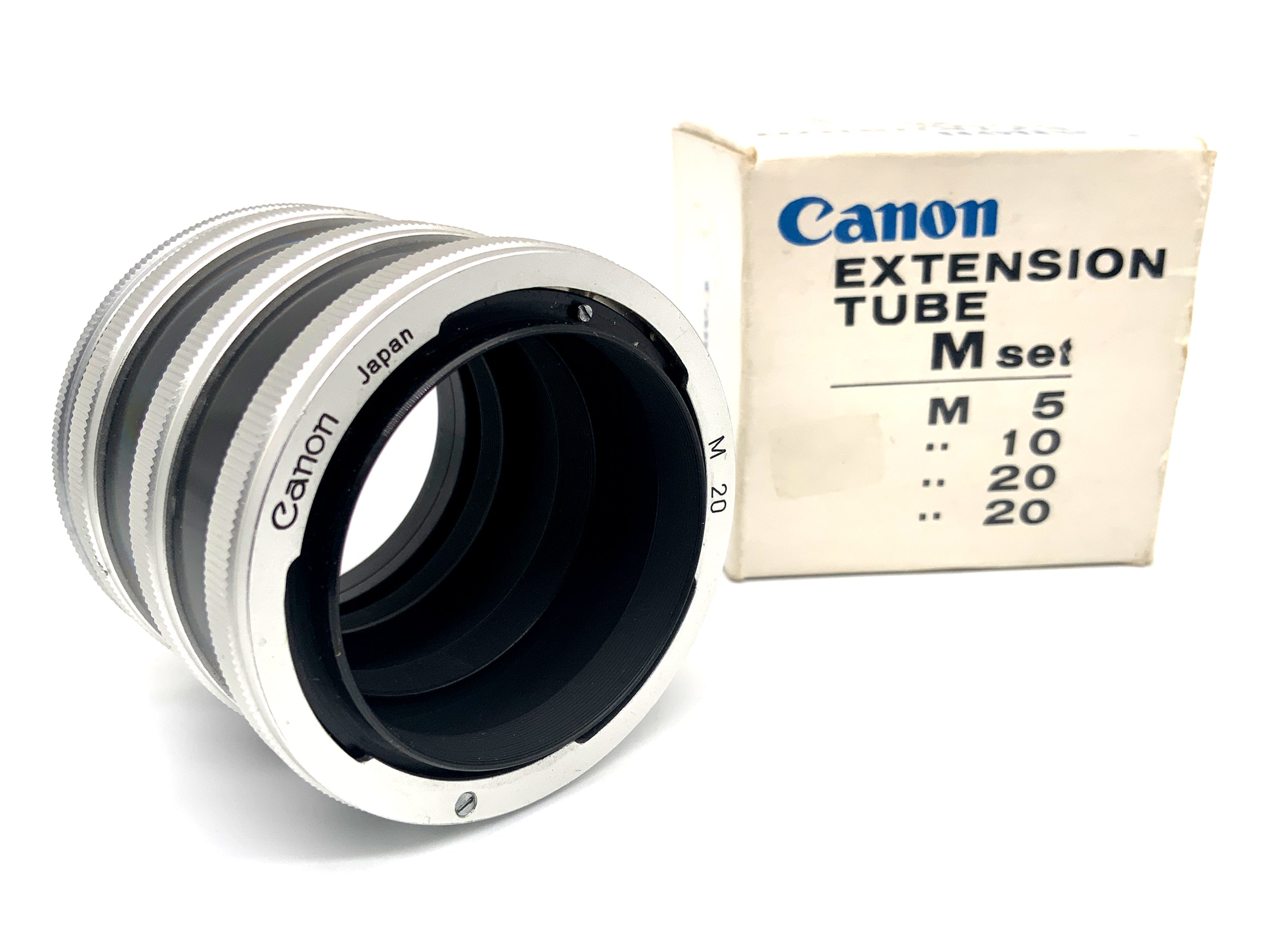 Canon Extension Tube M Set Zwischenring 5mm+10mm+20mm+20mm in OVP (Canon FD)