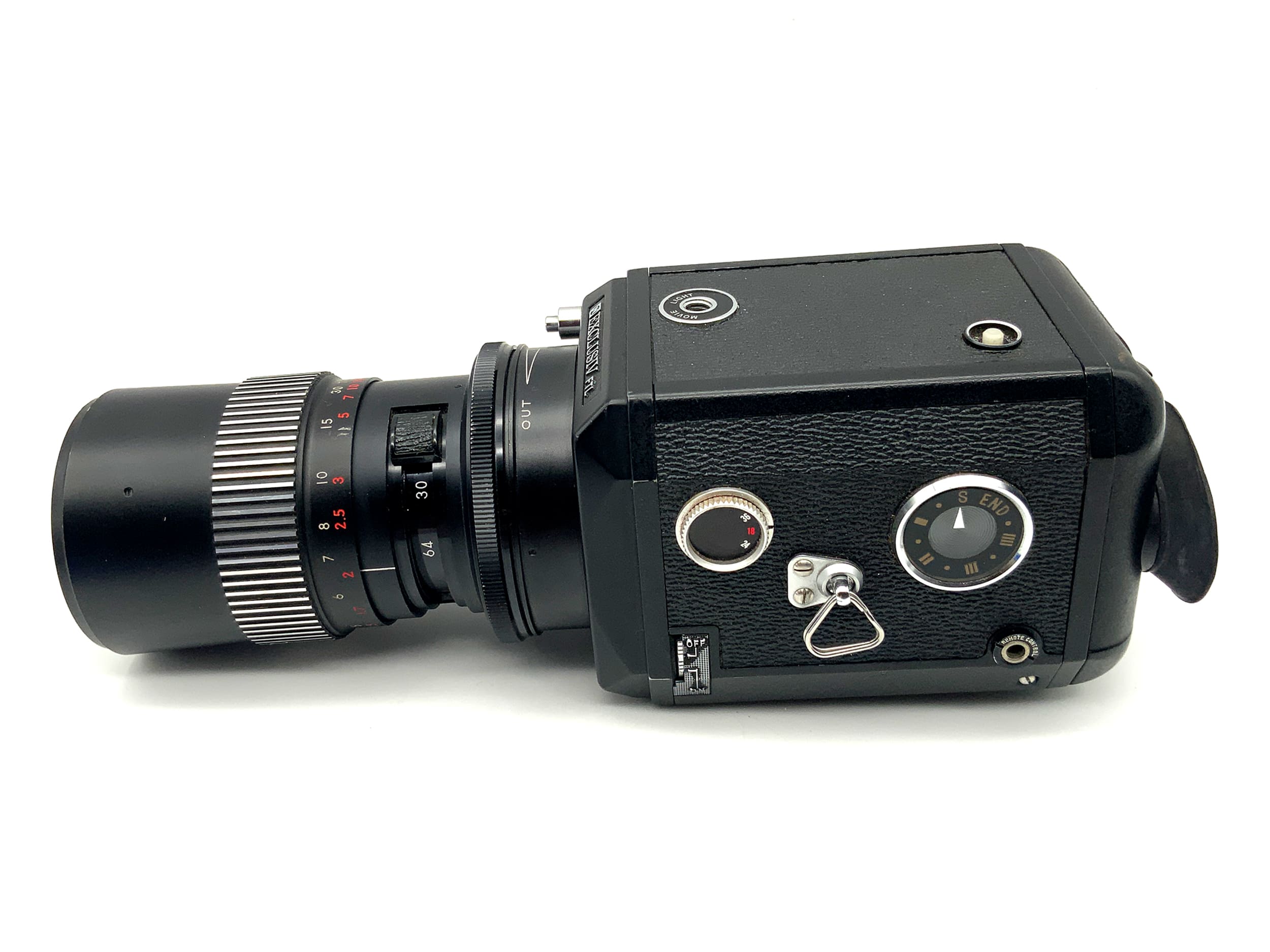 Nalcom Exclusive FTL Synchro Zoom film camera with Shinkor 8x F:1.8 f=8-64 Super 8