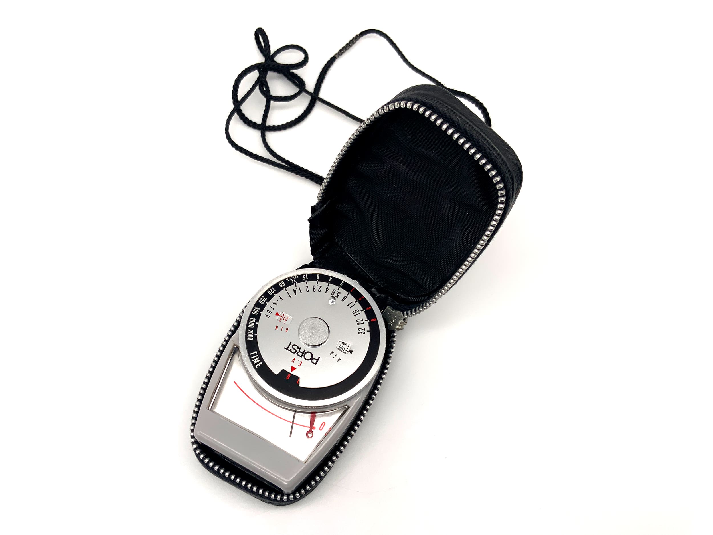 Porst E.V Belichtungsmesser mit Tashe Lichtmesser light meter Lichtmeter