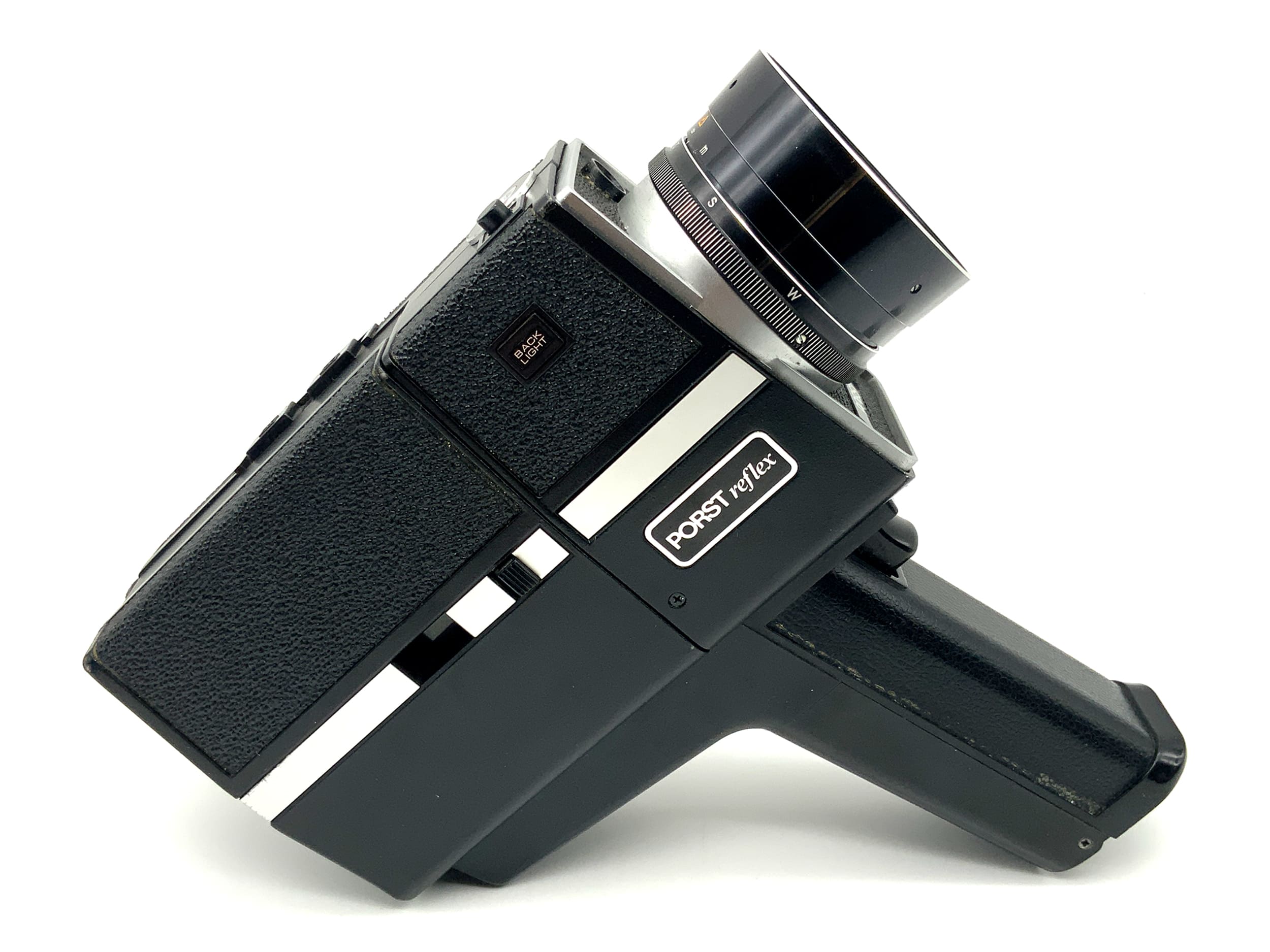 Caméra reflex Porst XL423 avec objectif Porst F1.1 f=9-22,5 mm Super 8