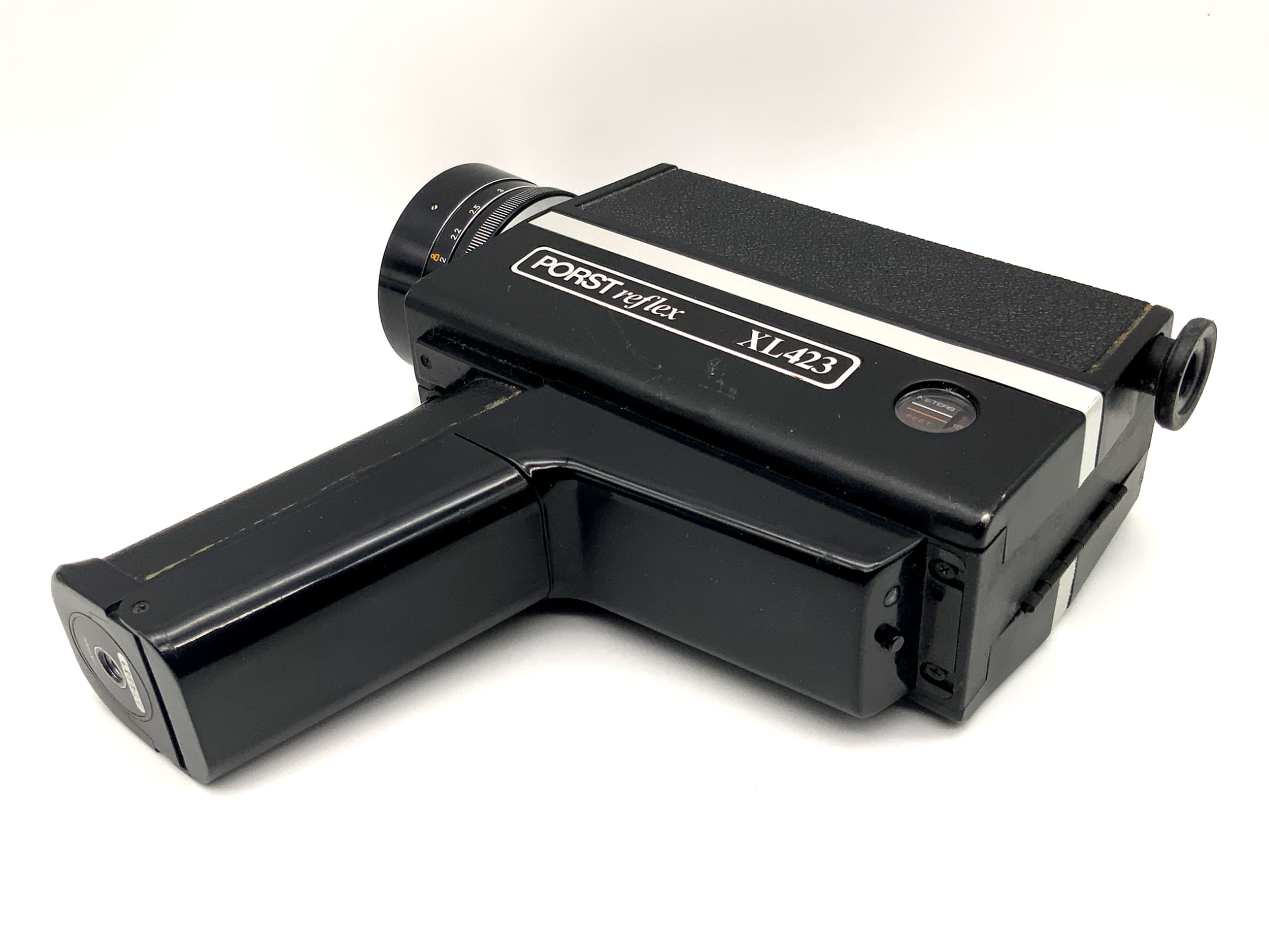 Caméra reflex Porst XL423 avec objectif Porst F1.1 f=9-22,5 mm Super 8