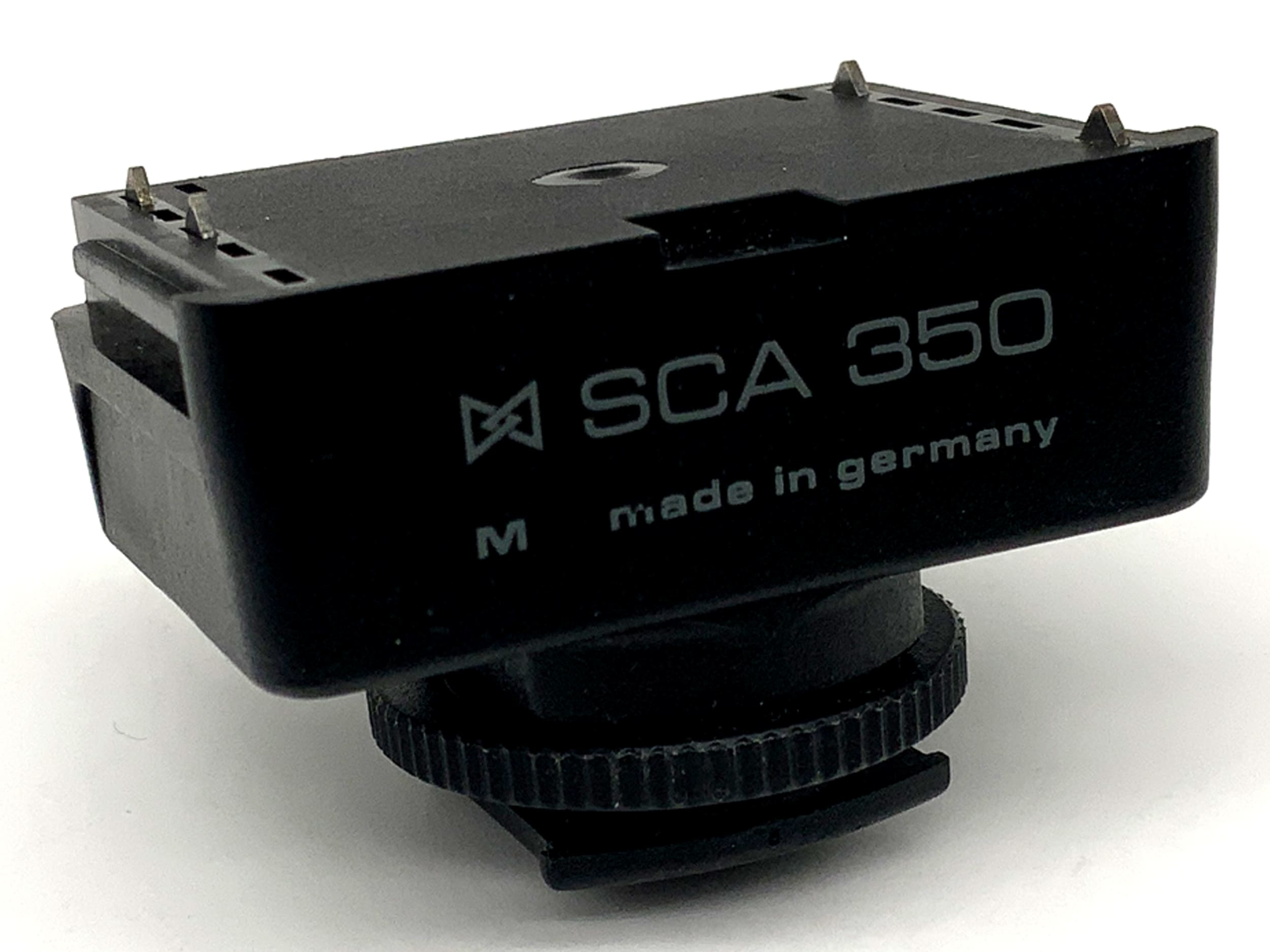 Metz SCA 350 for Leica R flash adapter, synchronization only, R4 R5 R6 R7