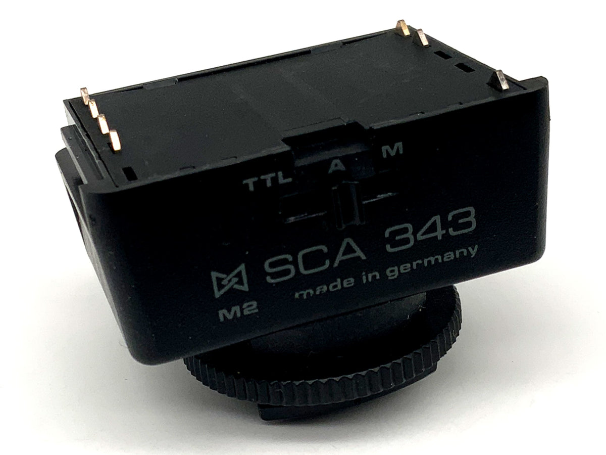 Metz SCA 343 for Nikon flash adapter SCA 300 system TTL not for AF and F3