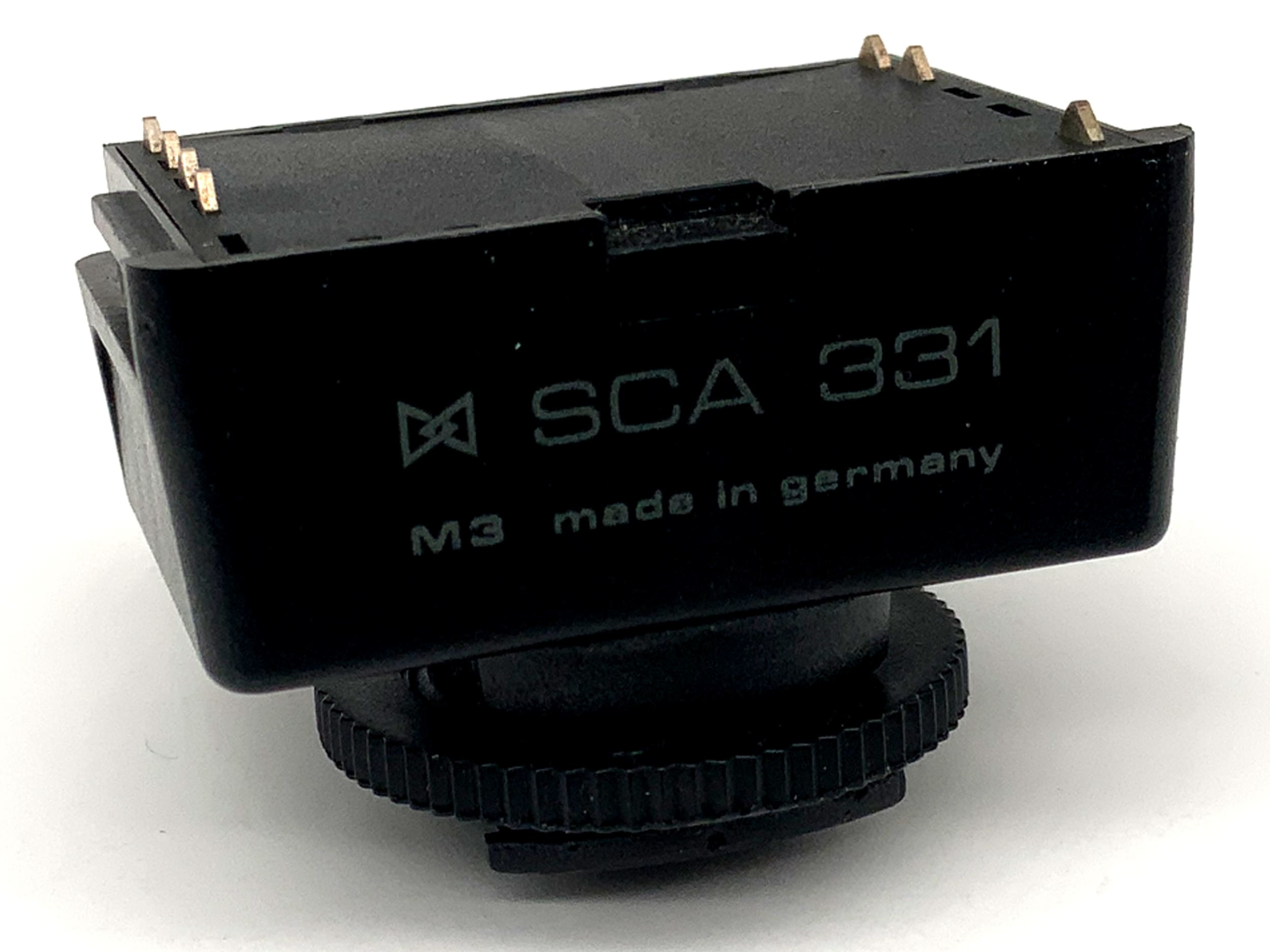 Metz SCA 331 flash adapter for Minolta TTL and standard ISO shoe, X models, CLE