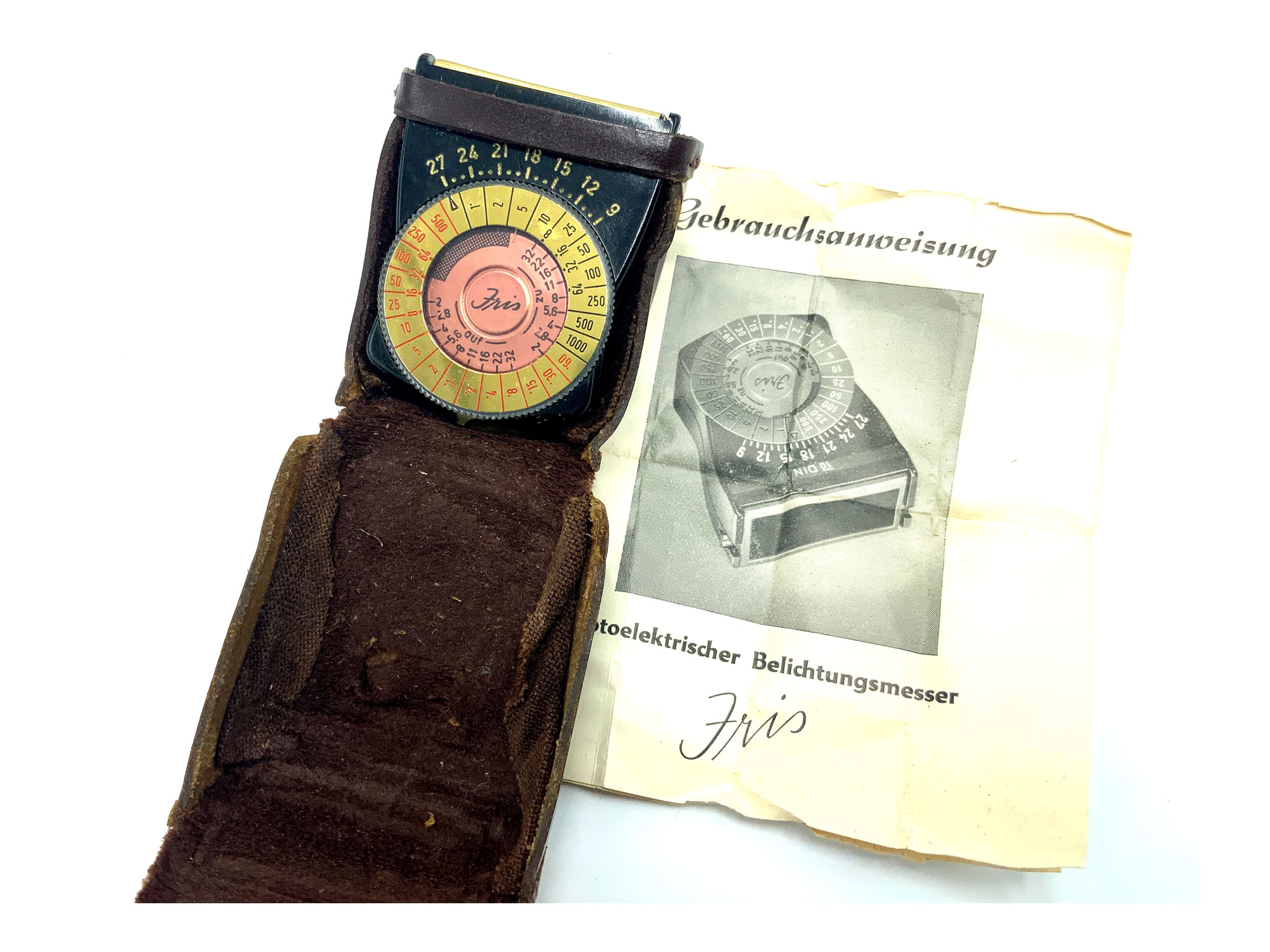 Iris Belichtungsmesser mit Tasche Lichtmesser light meter Lichtmeter