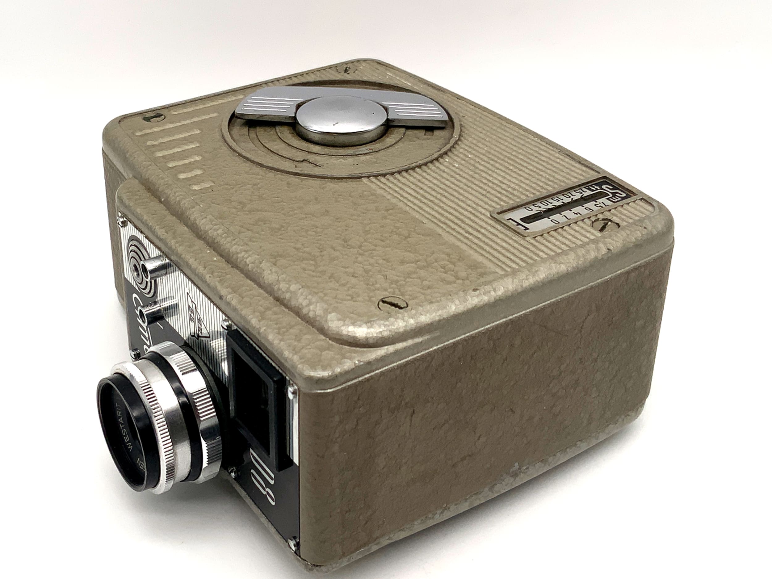 Cima D8 movie camera with Westarit 1:2.5/12.5 double 8mm film lens