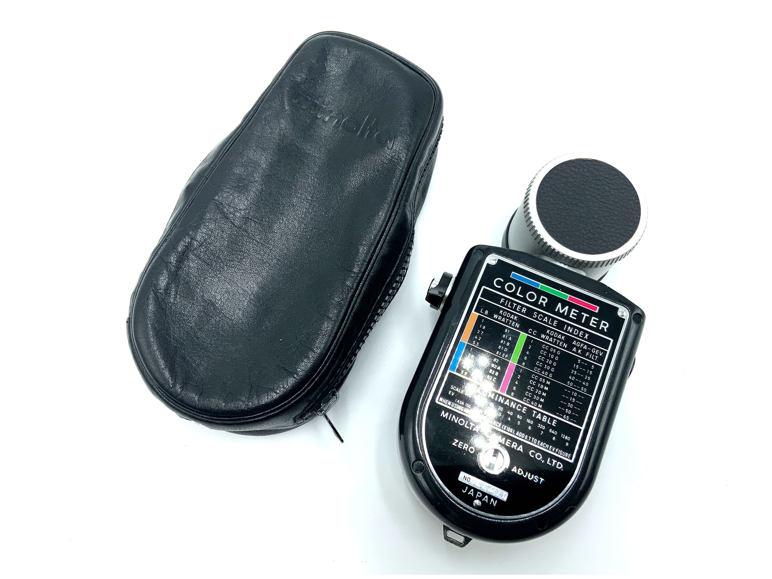 Minolta Color Meter Belichtungsmesser mit Tasche Lichtmesser Lichtmeter