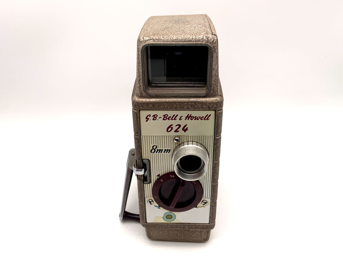 Appareil photo Bell &amp; Howell 624 avec film double 8 mm Super Comat 10 mm f/1.9