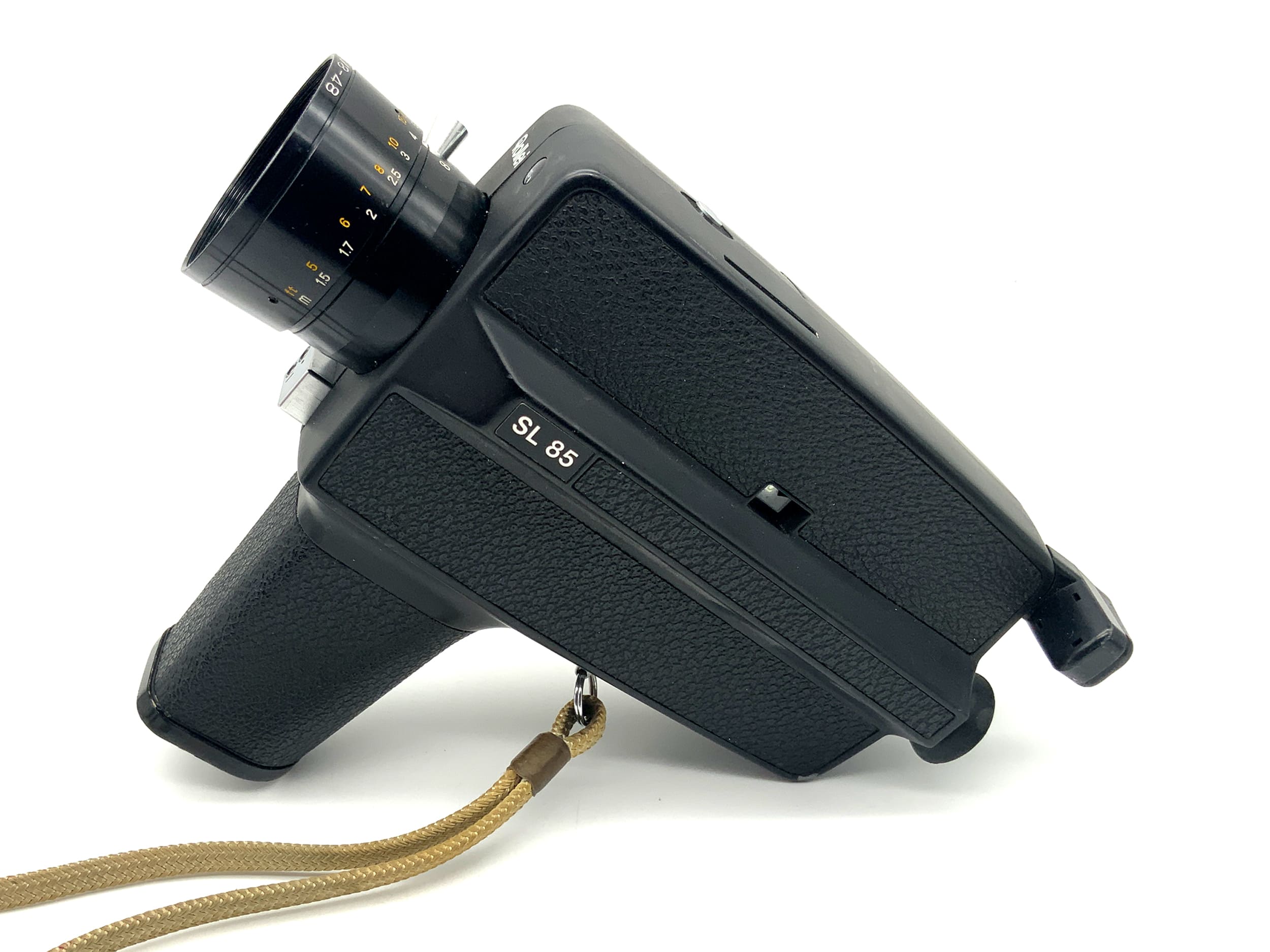 Caméra Rollei SL 85 avec objectif Vario 1:1.8/8-48 Super 8 à film étroit