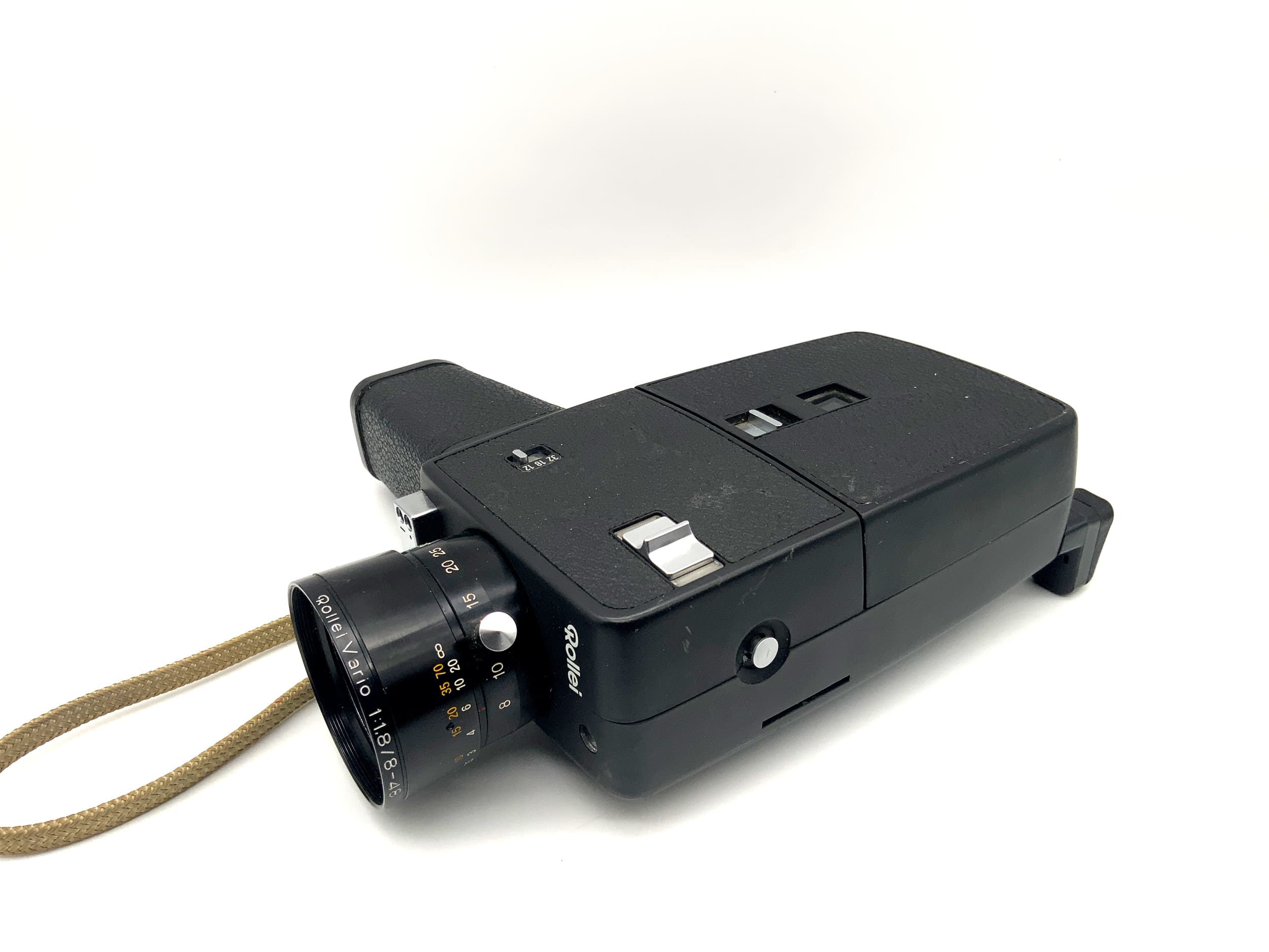 Caméra Rollei SL 85 avec objectif Vario 1:1.8/8-48 Super 8 à film étroit