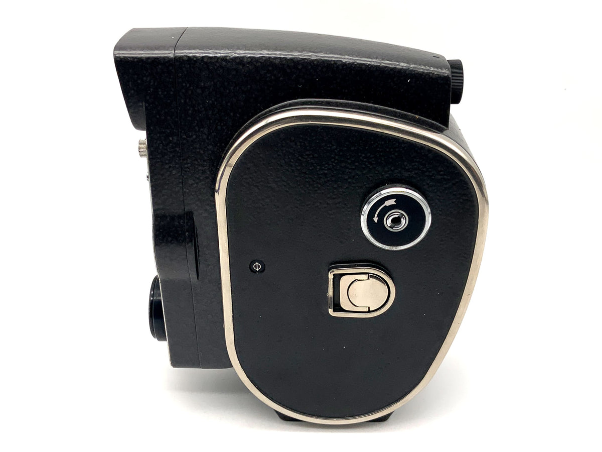 Zenit Quarz DS8-M film camera with 1.9/12.5mm lens and grip for dual 8mm film