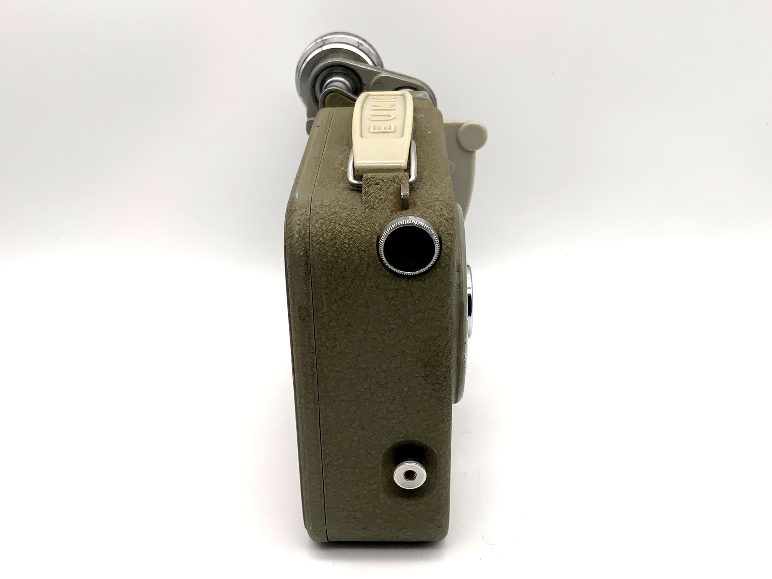 Caméra argentique Eumig C3 avec tête revolver Eumakro 2x, double pellicule 8 mm