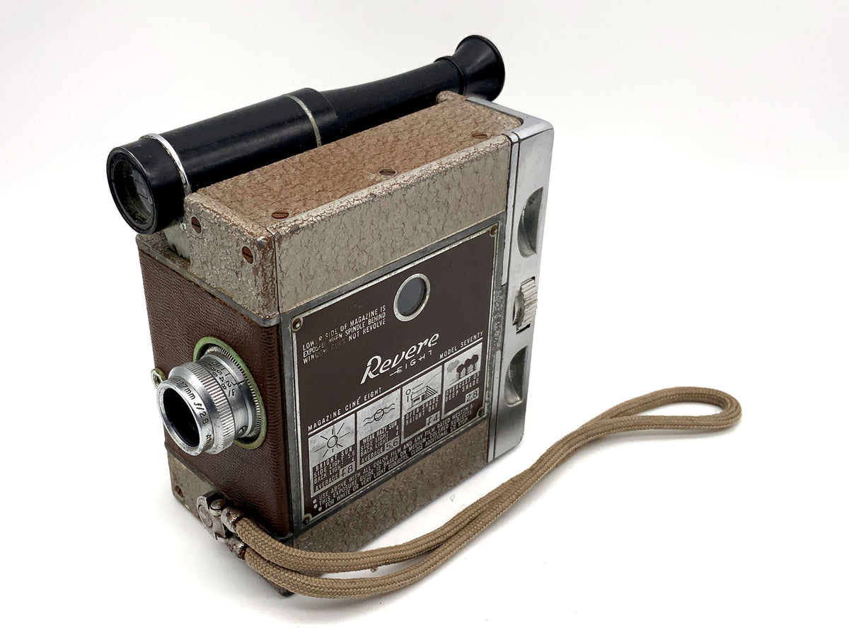 Appareil photo argentique Revere Eight modèle 70 avec film Animar 12,7 mm f/2,8 à faible épaisseur