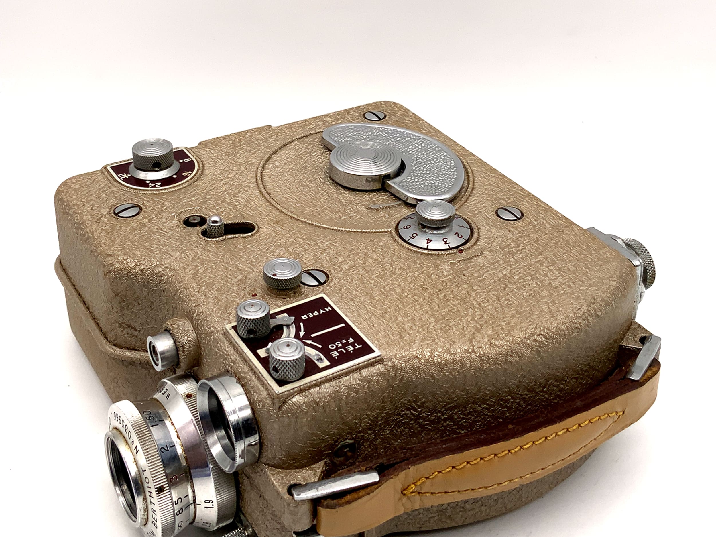 Camex Ercsam film camera with SOM Berthiot Cinor B 1:1.9 F=20 double 8mm