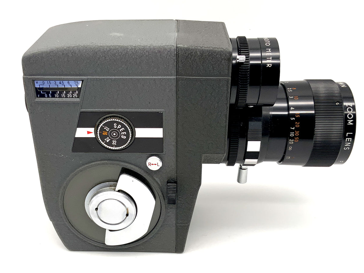 Caméra vidéo Crown 8 EZS avec objectif zoom F:1.8 f=10-30mm et poignée, double 8mm