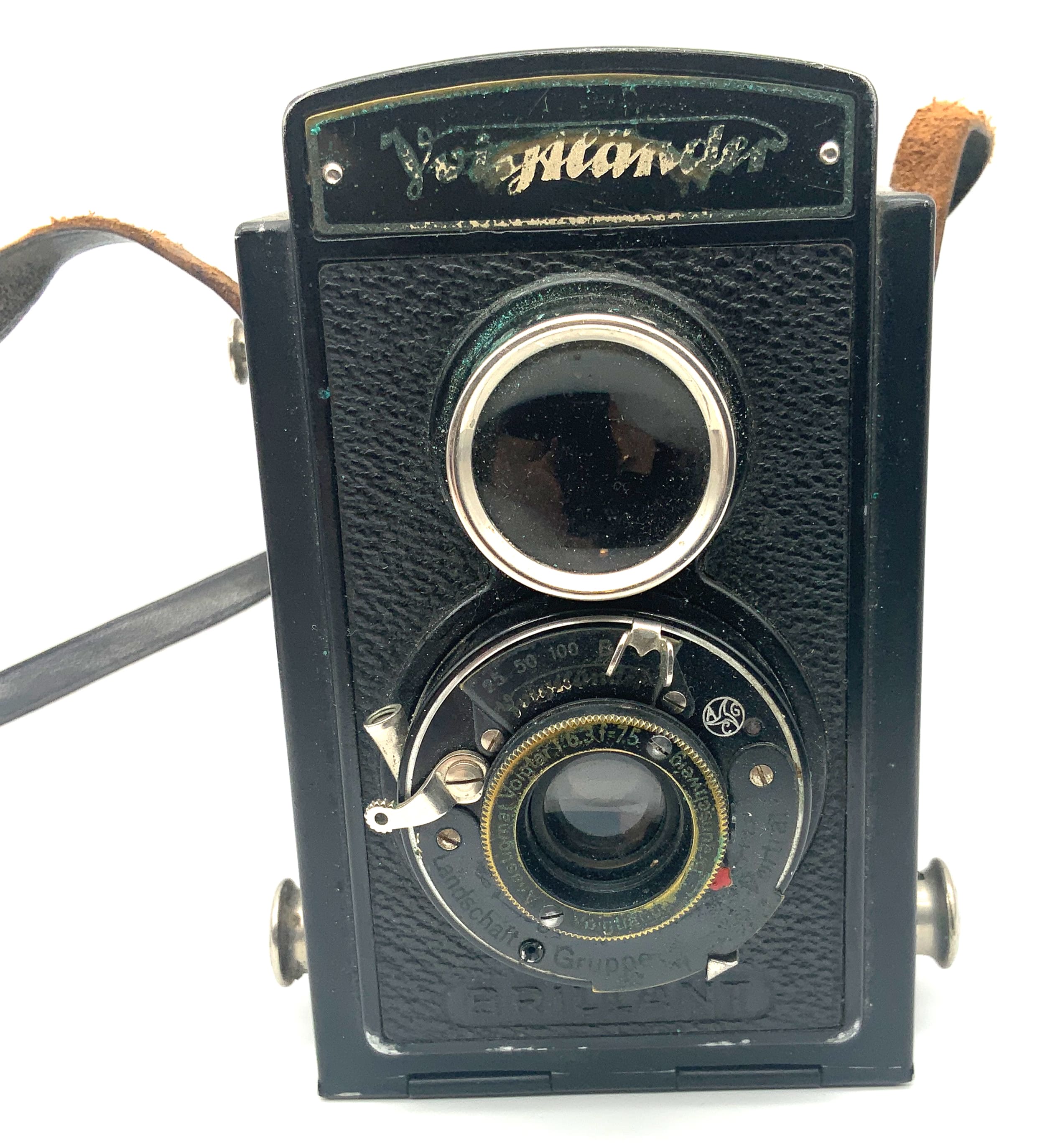 Voigtländer Brillant Boxkamera mit Anastigmat Voigtar 1:6,3/7,5cm Analogkamera