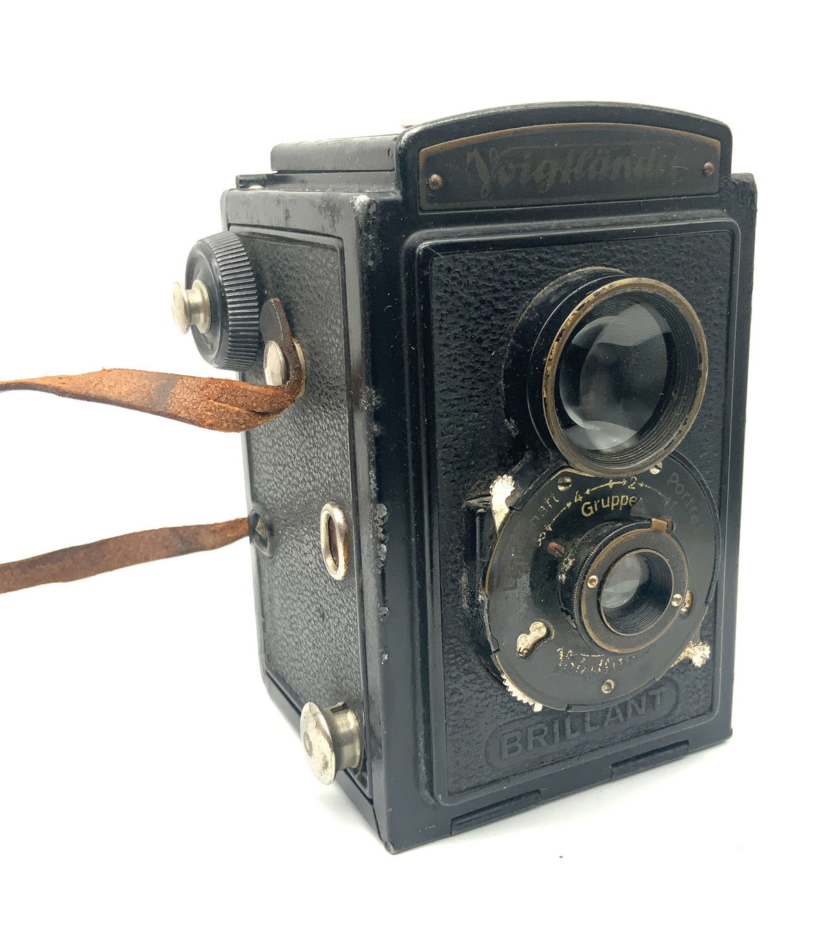 Voigtländer Brillant Boxkamera mit Anastigmat Voigtar 1:9/7,5cm Analogkamera