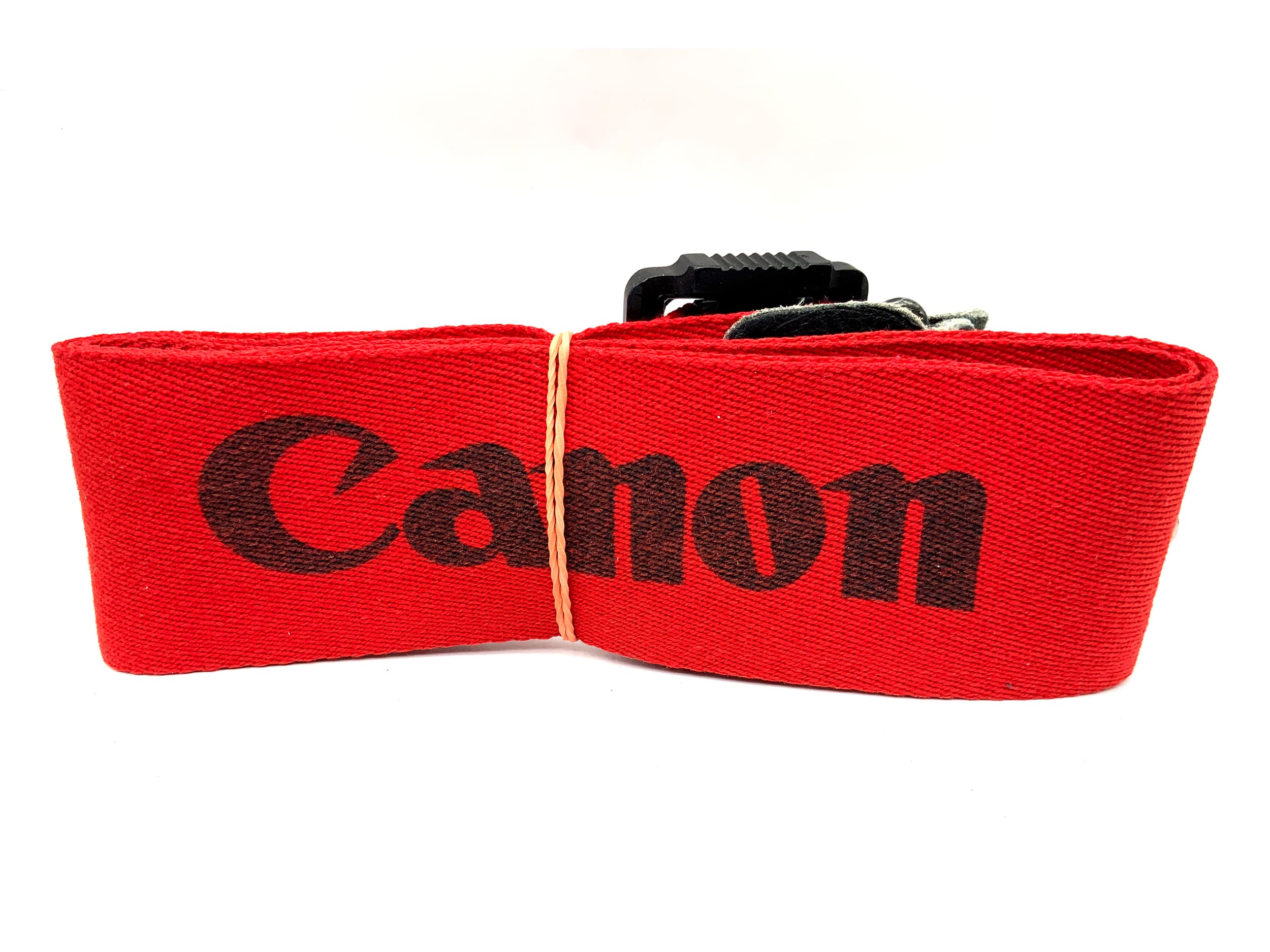 Canon 50mm wide red/black neck/shoulder camera strap