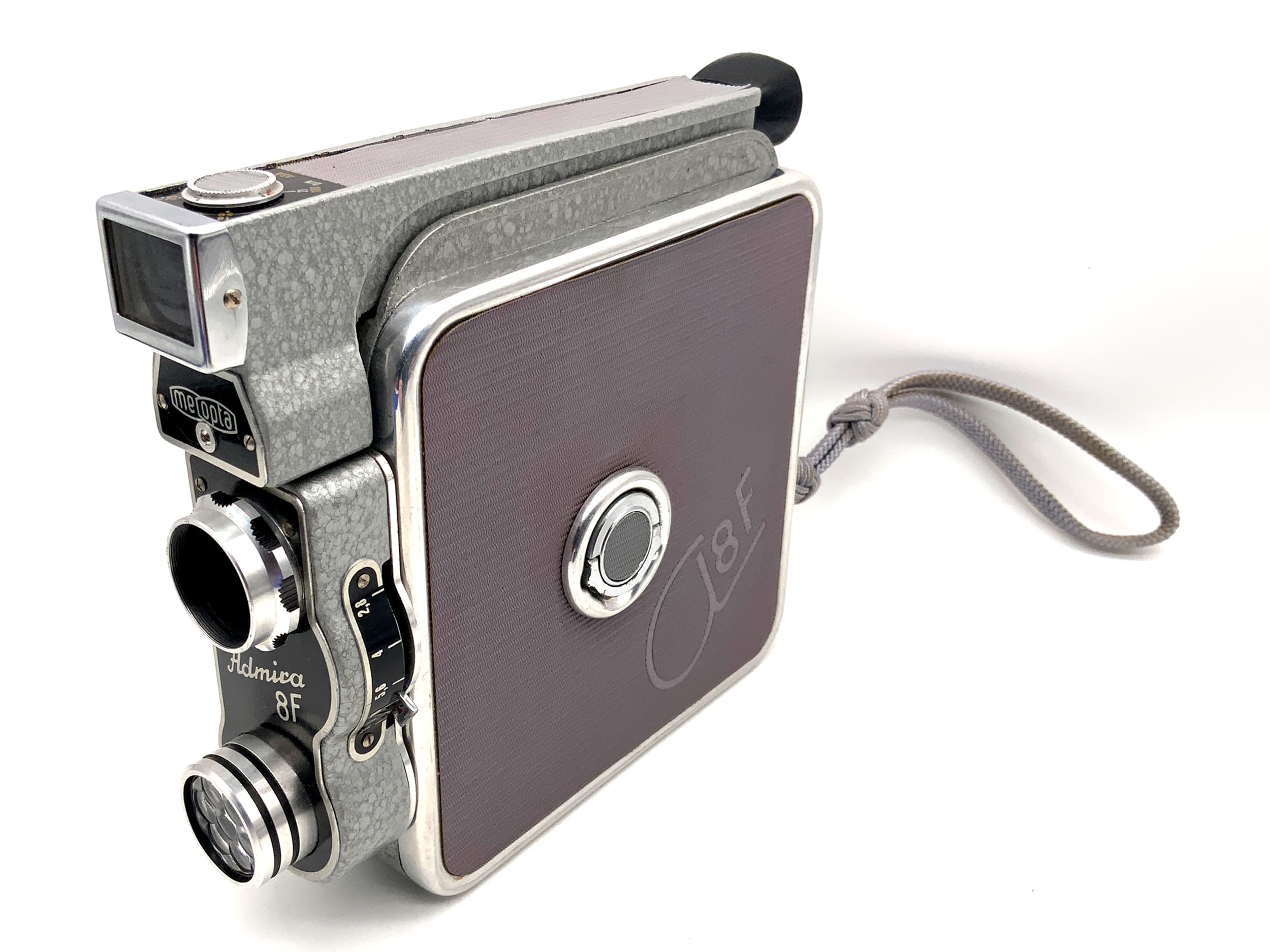 Appareil photo argentique Meopta Admira 8F avec film Mirar 2.8/12.5 double 8 mm