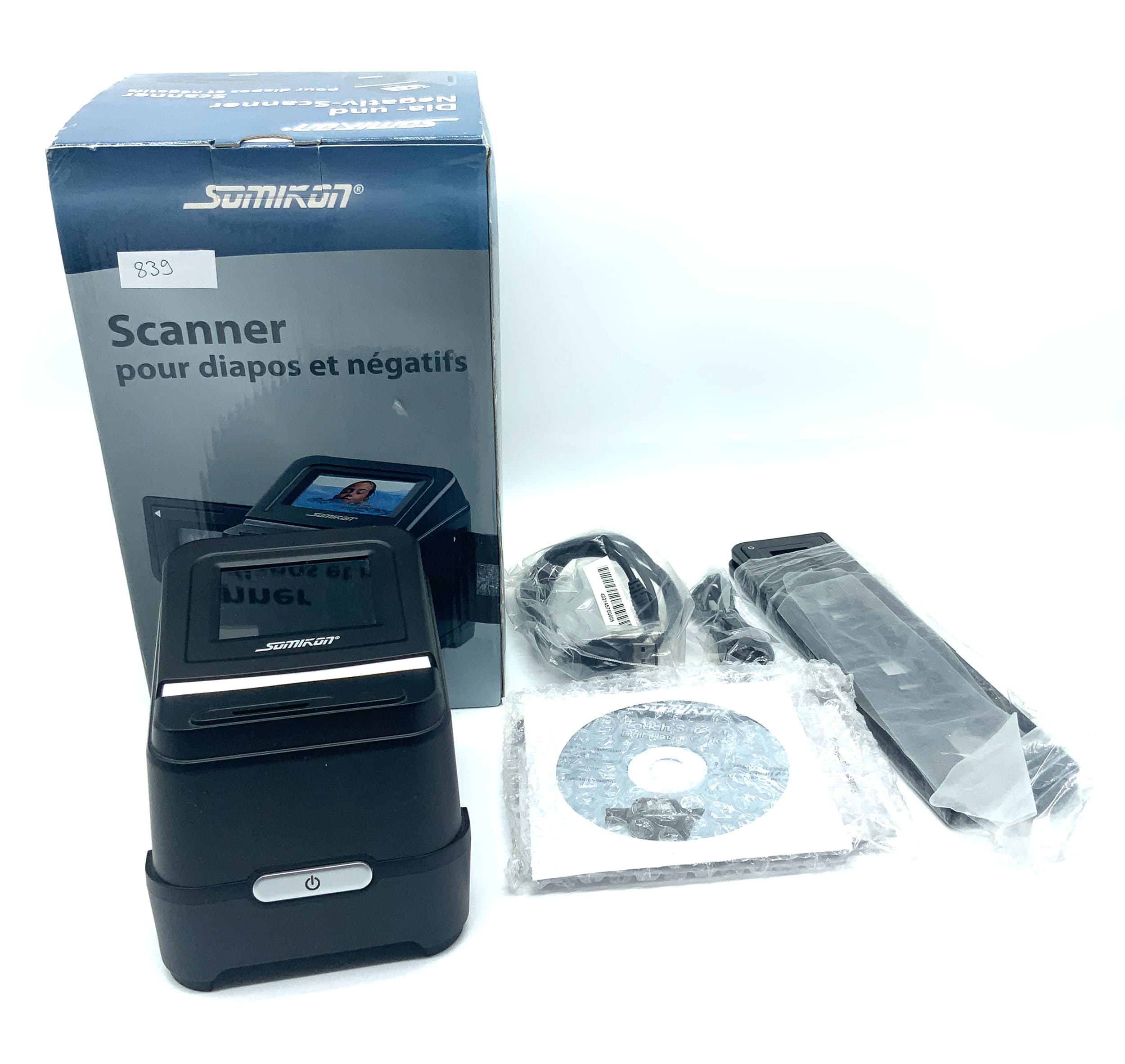 Somikon Dia- u nd Negativ-Scanner, 9 Megapixel-Sensor Diabetrachter Schwarz OVP