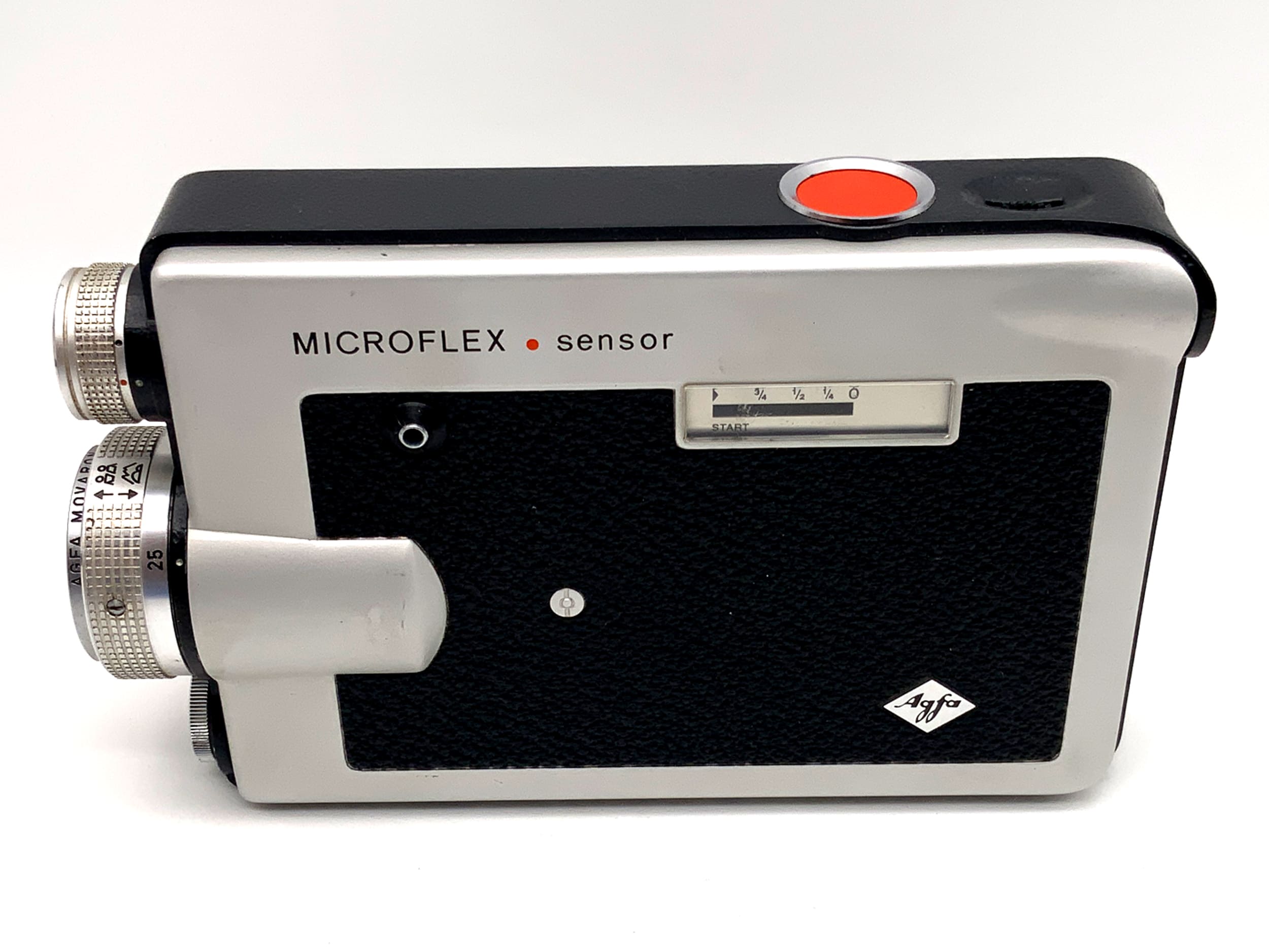 Agfa Microflex sensor film camera with Movaron 1:1.9/10-25 Super 8 film