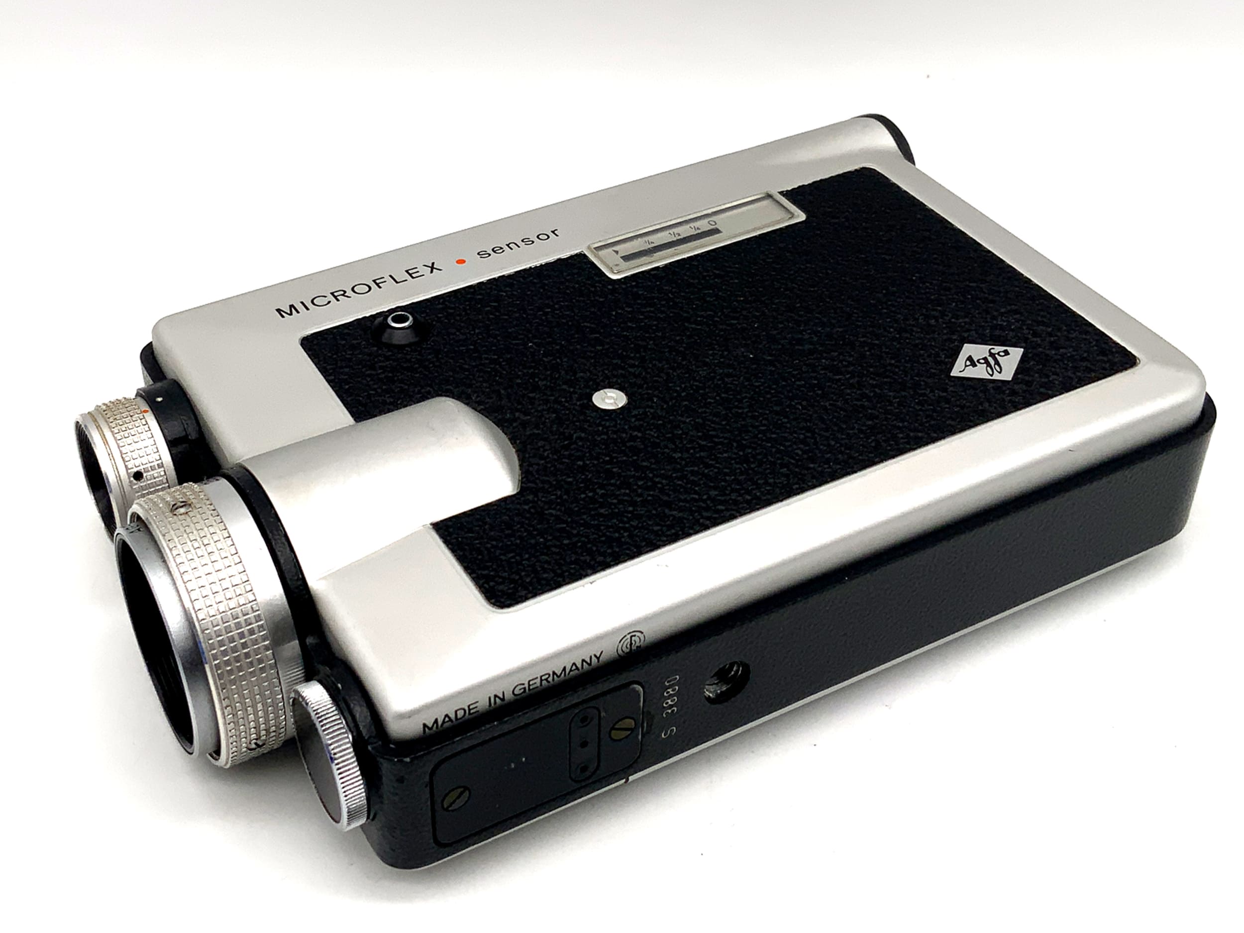 Agfa Microflex sensor film camera with Movaron 1:1.9/10-25 Super 8 film