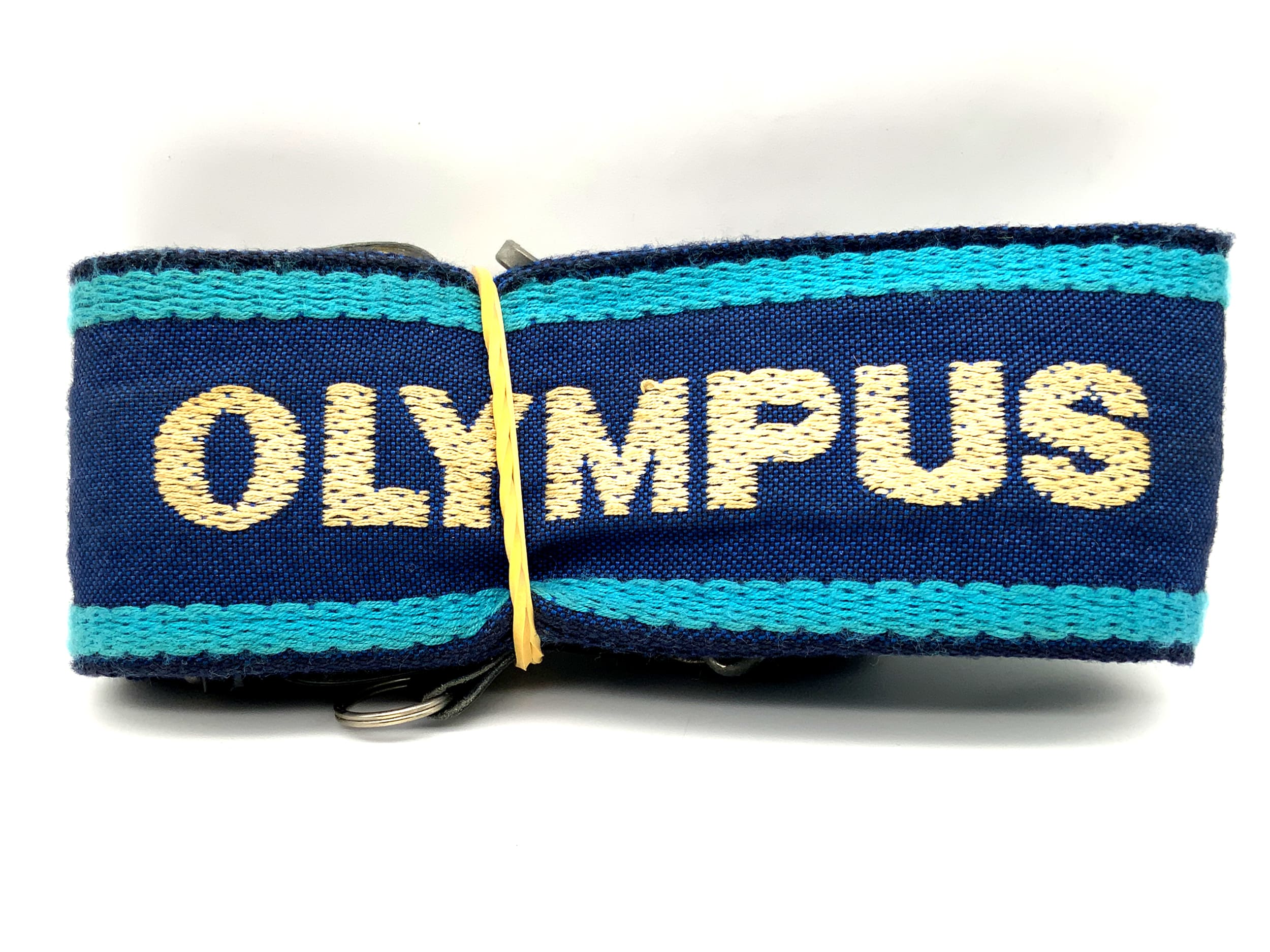 Olympus approx. 47mm blue neck/shoulder camera strap