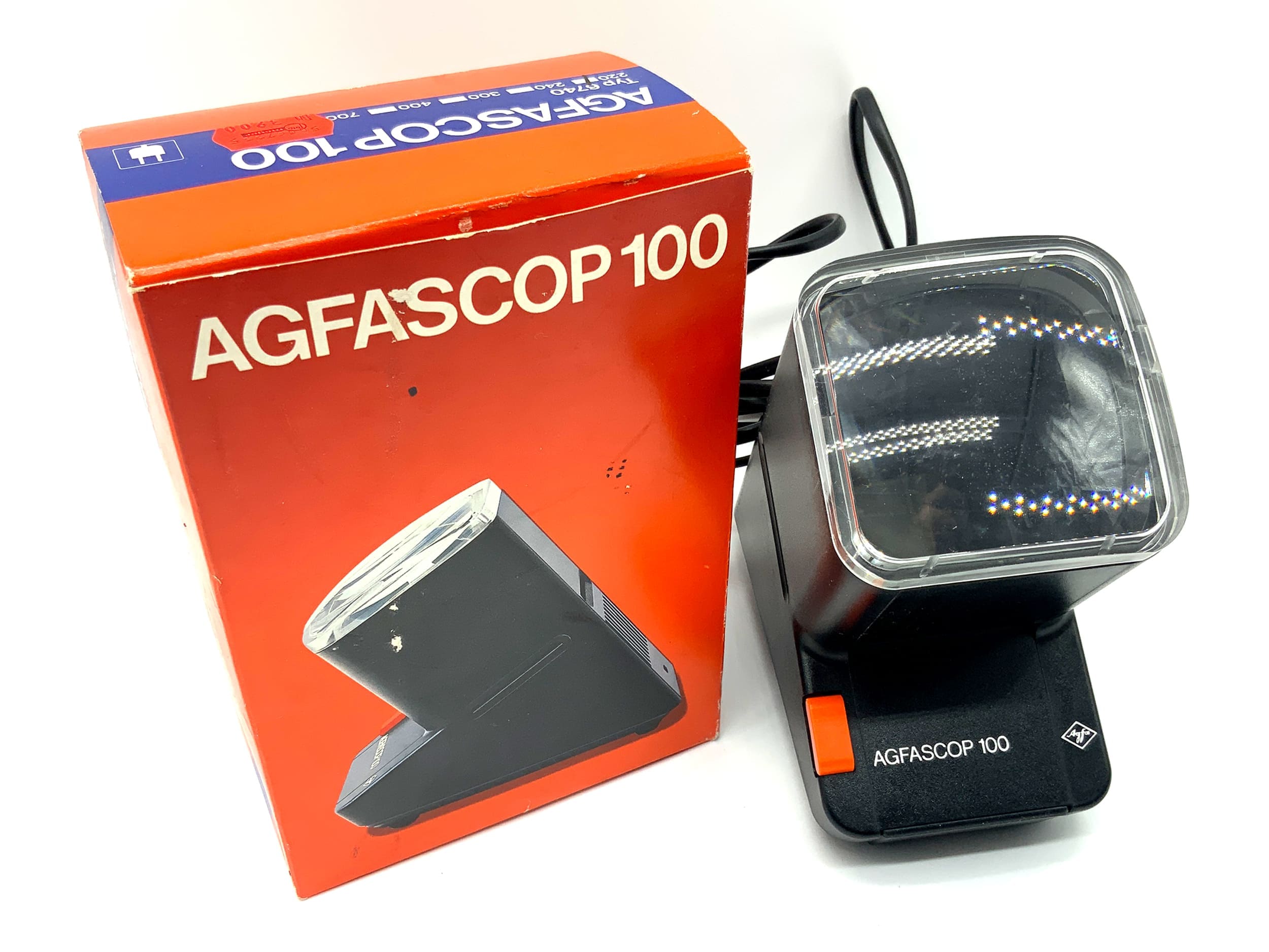 Agfa Agfascop 100 Diabetrachter Schwarz OVP