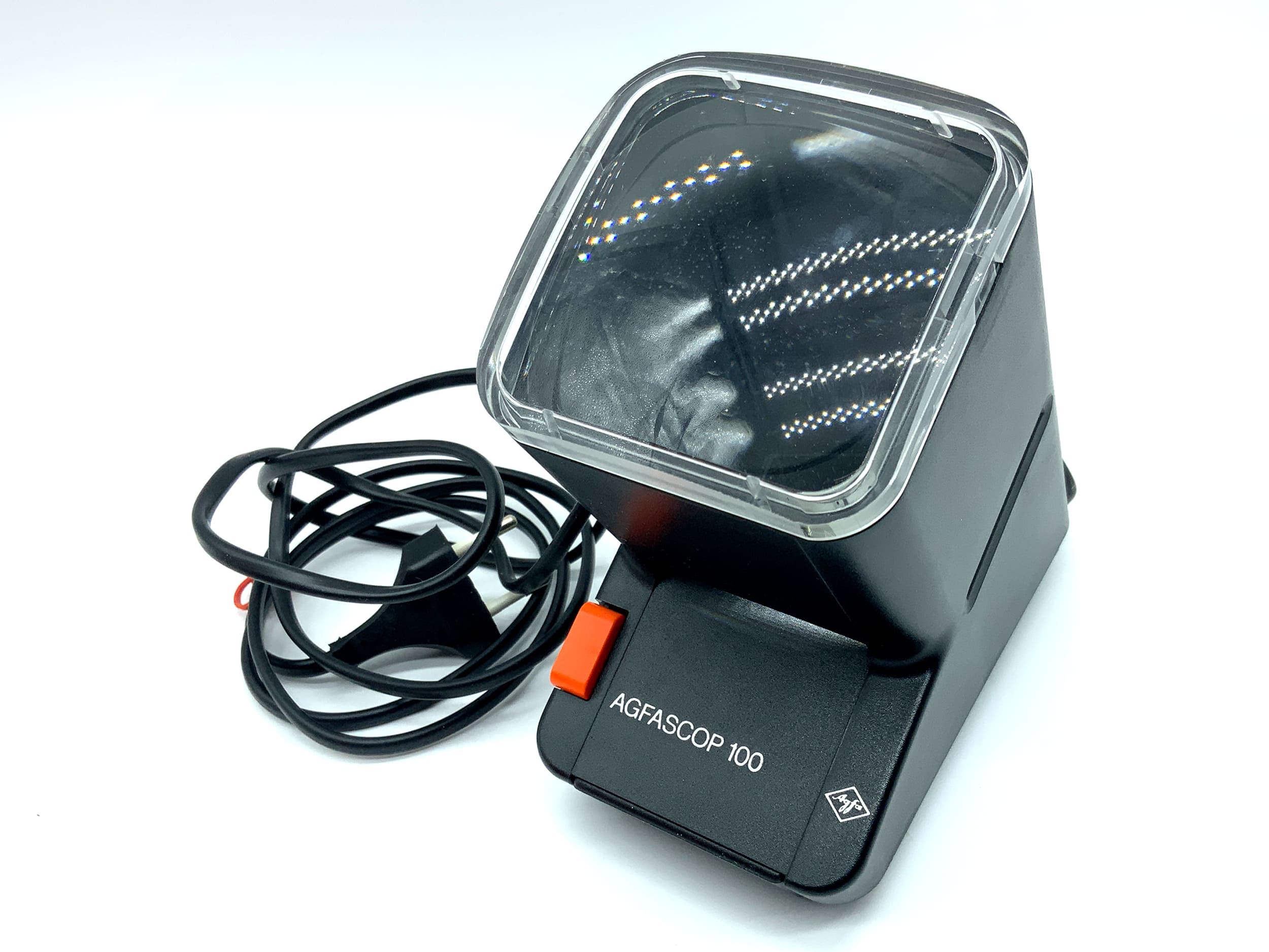 Agfa Agfascop 100 Diabetrachter Schwarz OVP