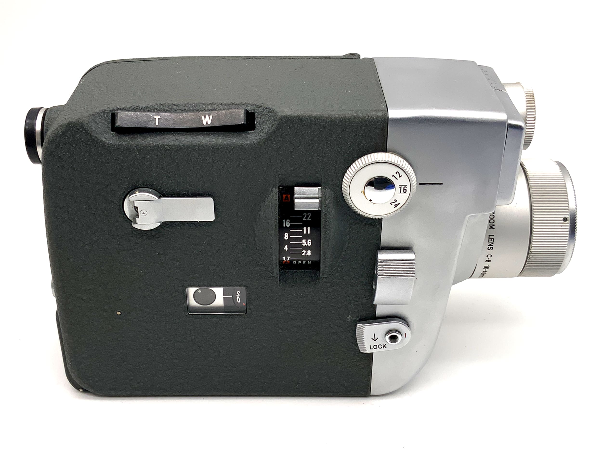Caméra vidéo Canon Motor Zoom 8 EEE avec objectif zoom C-8 10-40 mm f/1,7 Double 8 mm