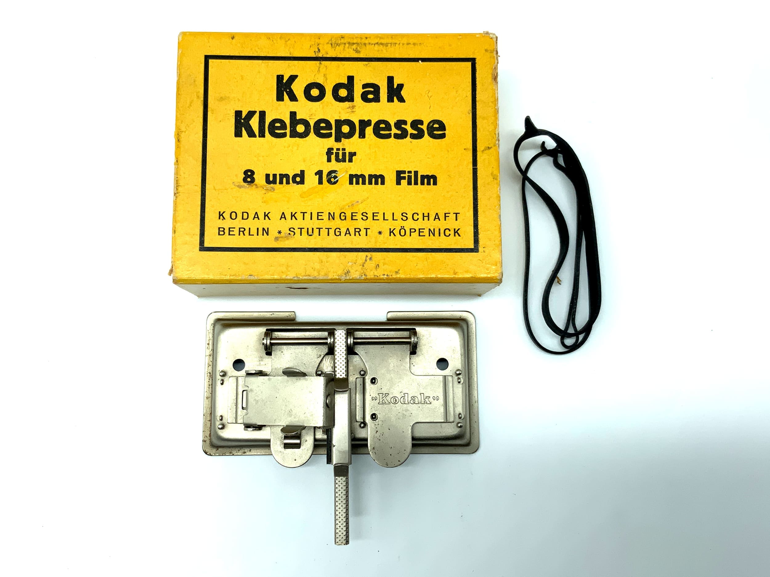 Kodak 8 und 16mm Klebepresse Grau OVP