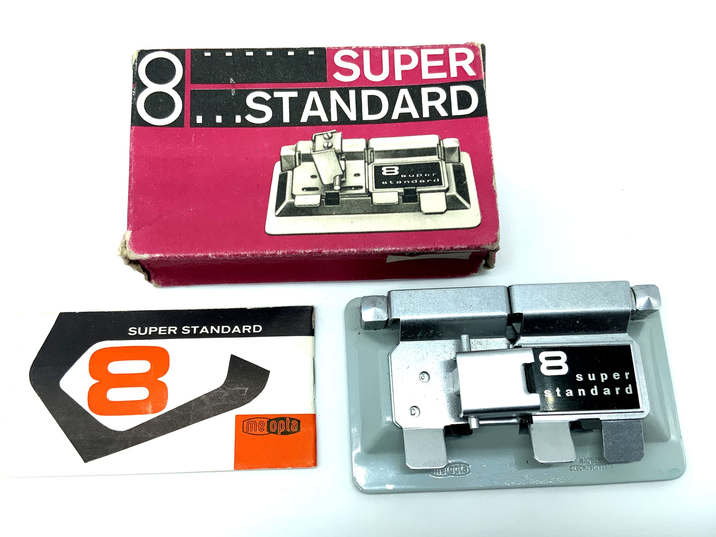 Meopta Super Standard 8 Schneidegerät Grau OVP