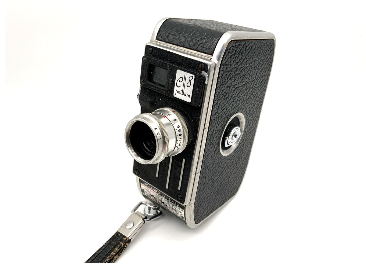 Caméra Bolex Paillard E8 avec film double 8 mm Lytar 1:2.5 f=12,5 mm