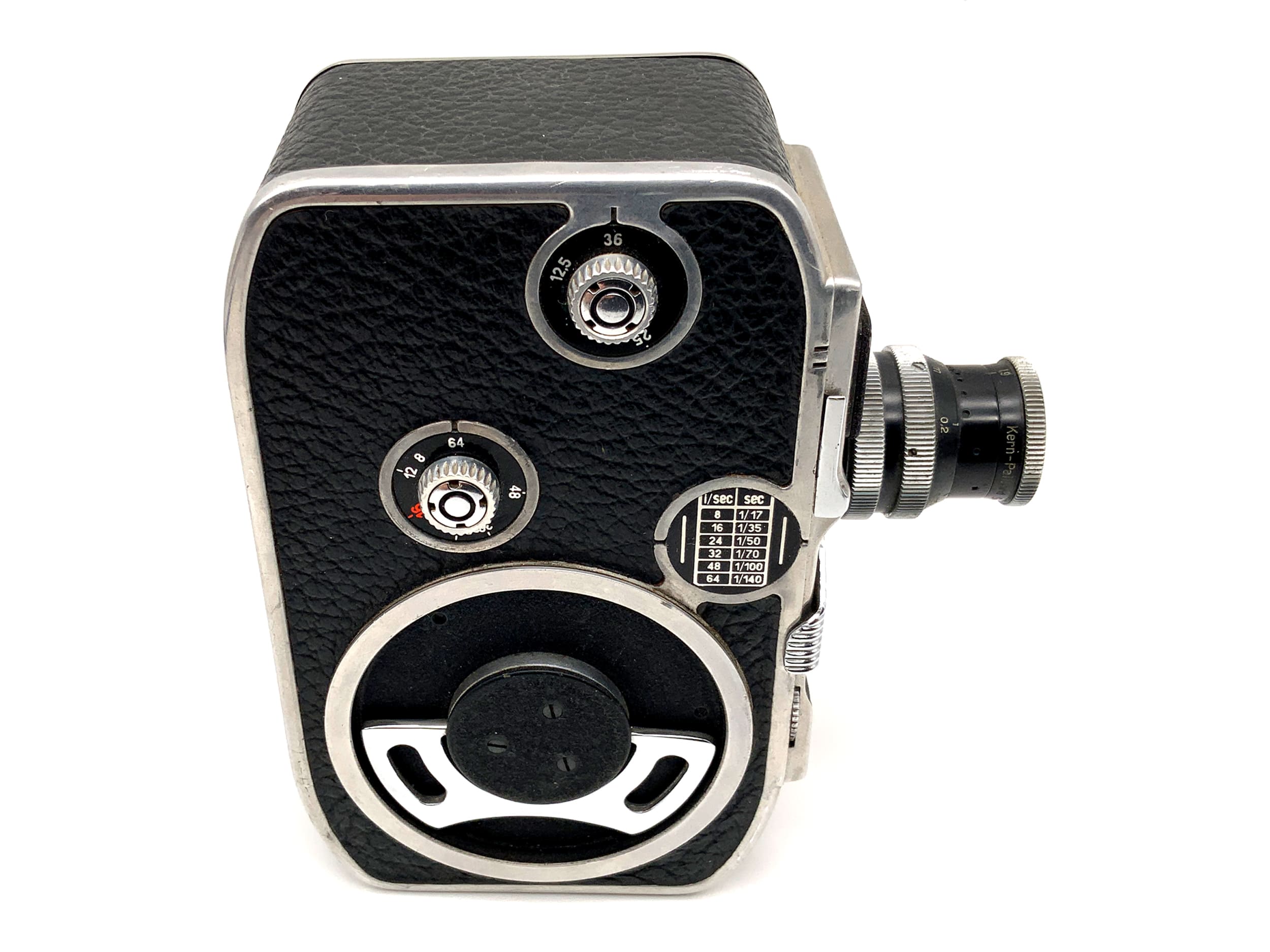 Caméra Bolex Paillard E8 avec film Yvar 1:1,9 f=13 mm double 8 mm