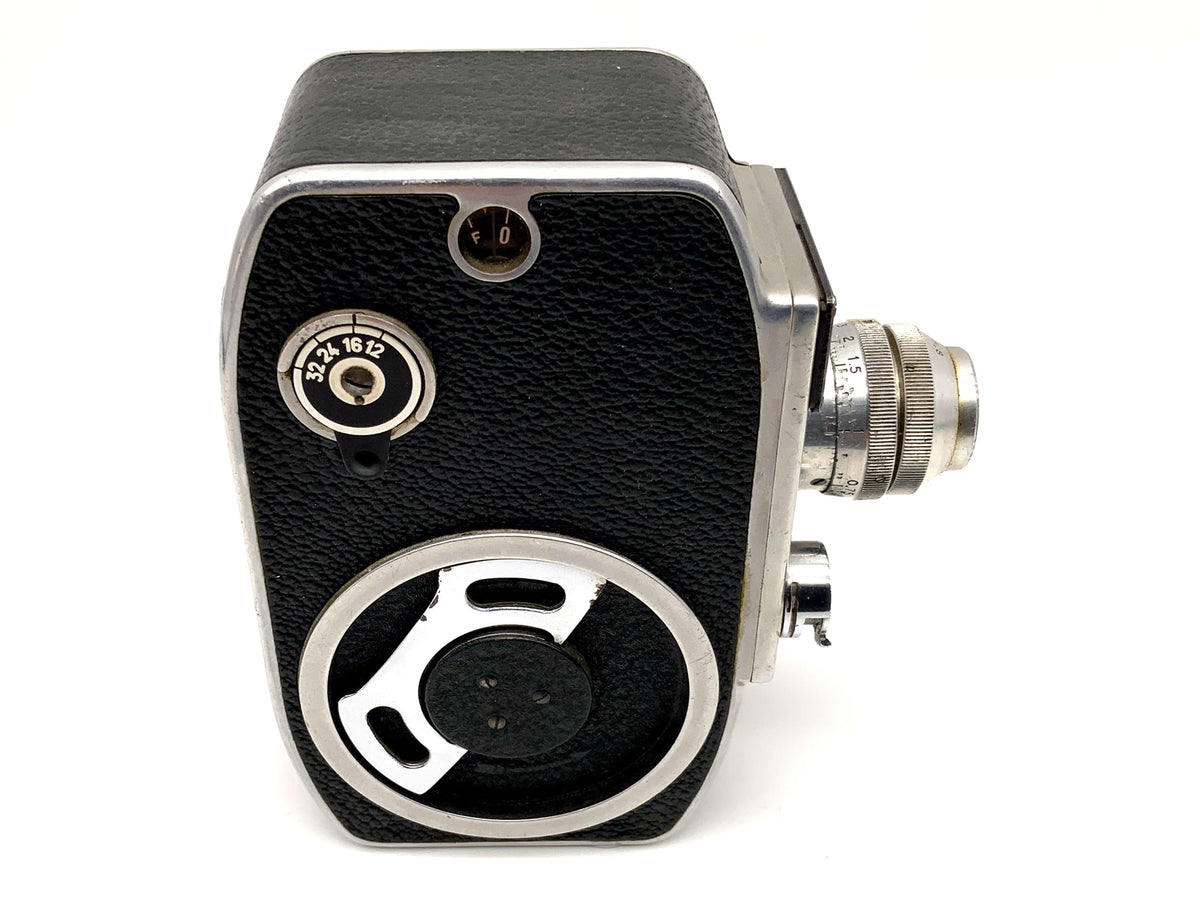 Bolex Paillard L8 film camera with SOM Berthiot Cinor B 1:2.9 F=23 double 8mm