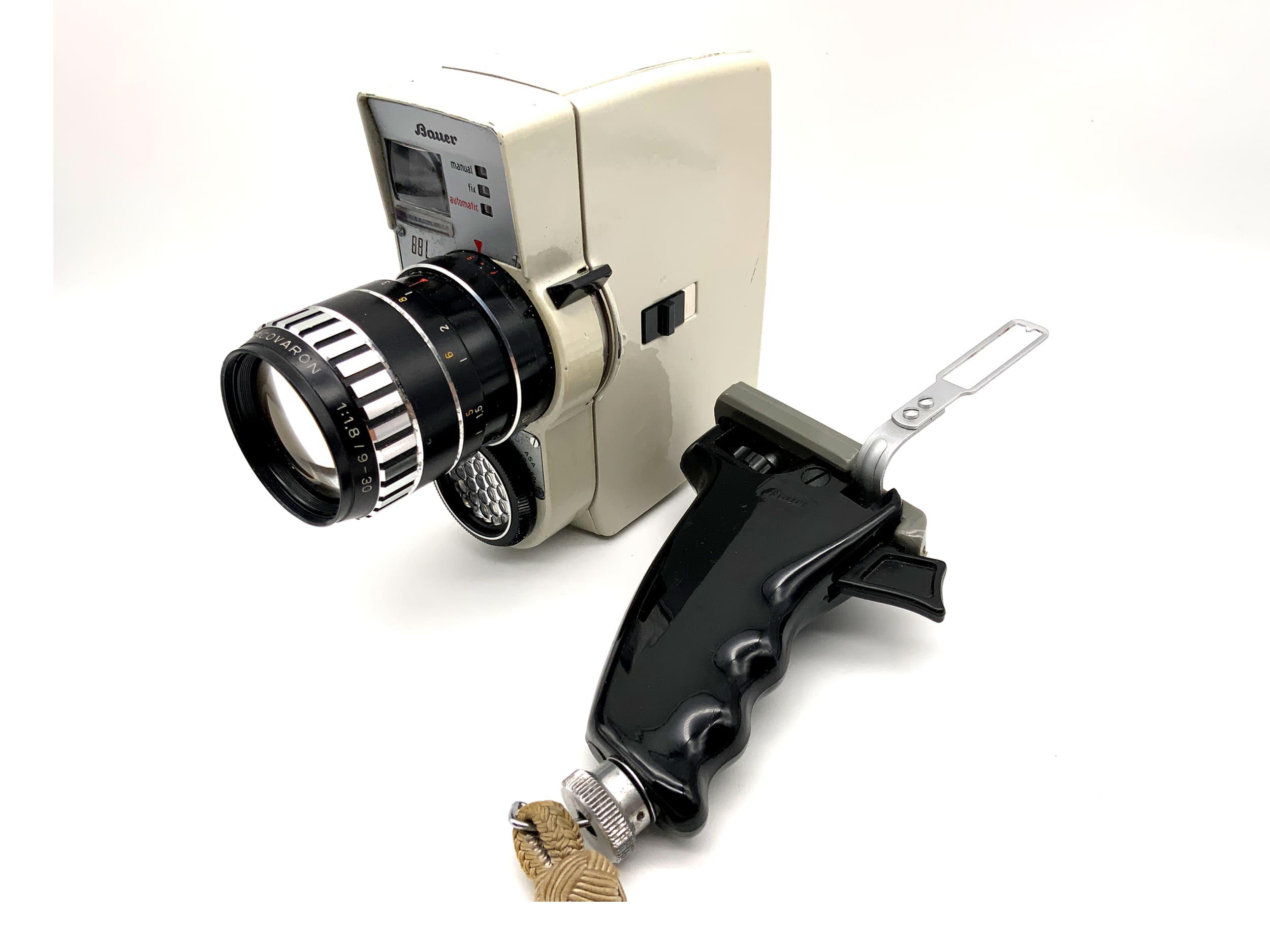 Appareil photo argentique Bauer 88L avec objectif double 8 mm Iscovaron 1:1.8/9-30