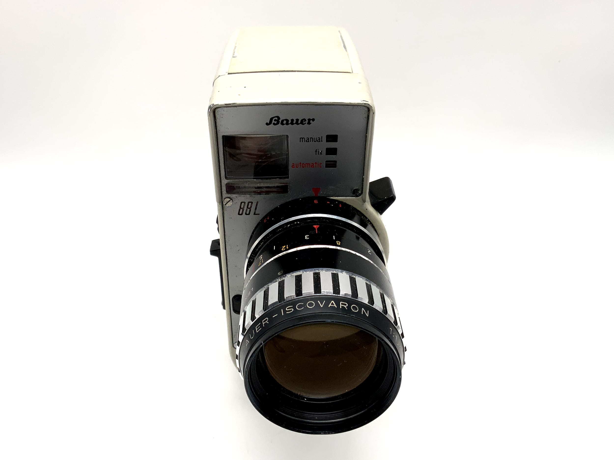 Appareil photo argentique Bauer 88L avec objectif double 8 mm Iscovaron 1:1.8/9-30