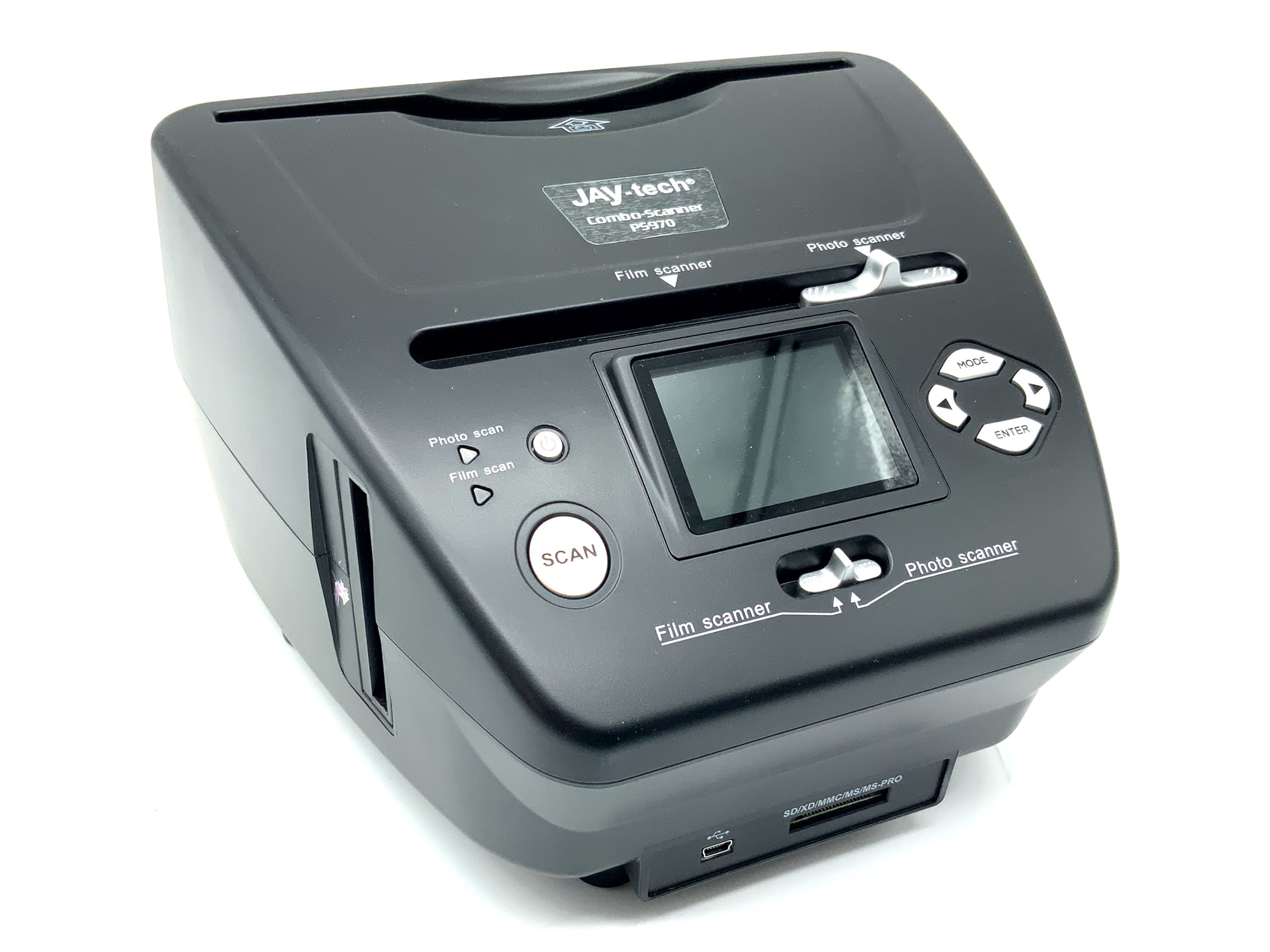 Jay-Tech Combo-Scanner PS970 Negativ Scanner Schwarz OVP