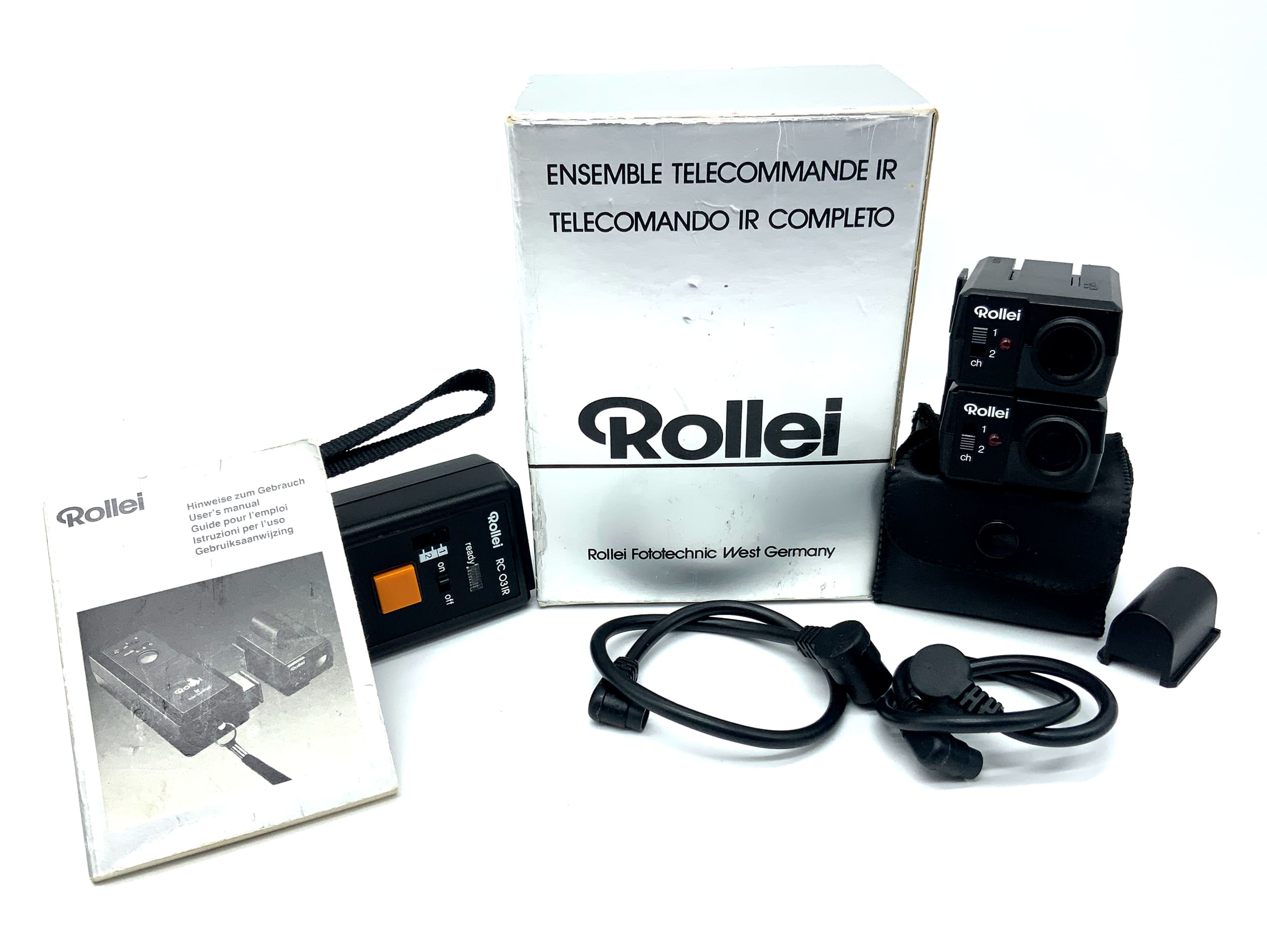 Rollei RC 03 IR IR remote control IR remote release set for Rolleiflex 6000 in original packaging