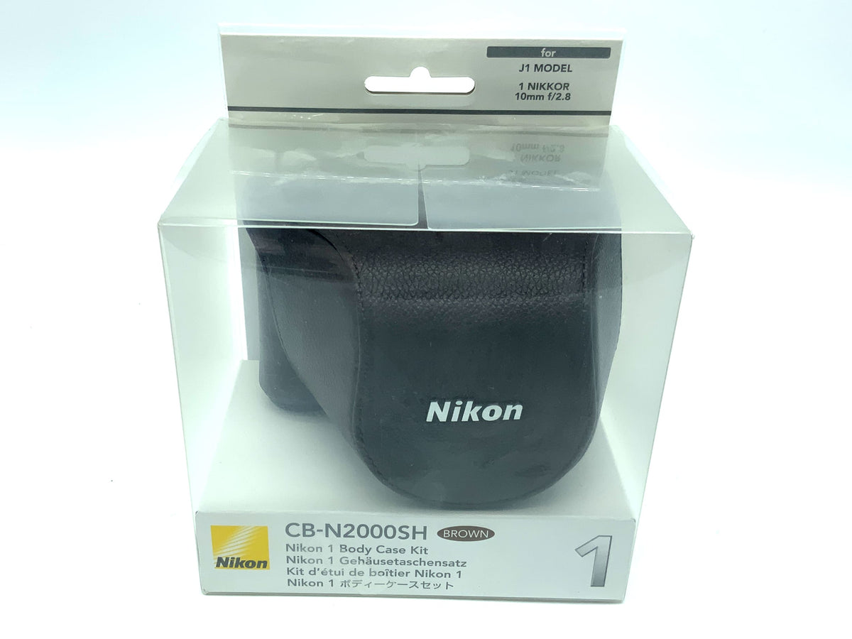 Nikon 1 Gehäusetasche CB-N2000SH Body Case Kit Tasche Braun OVP